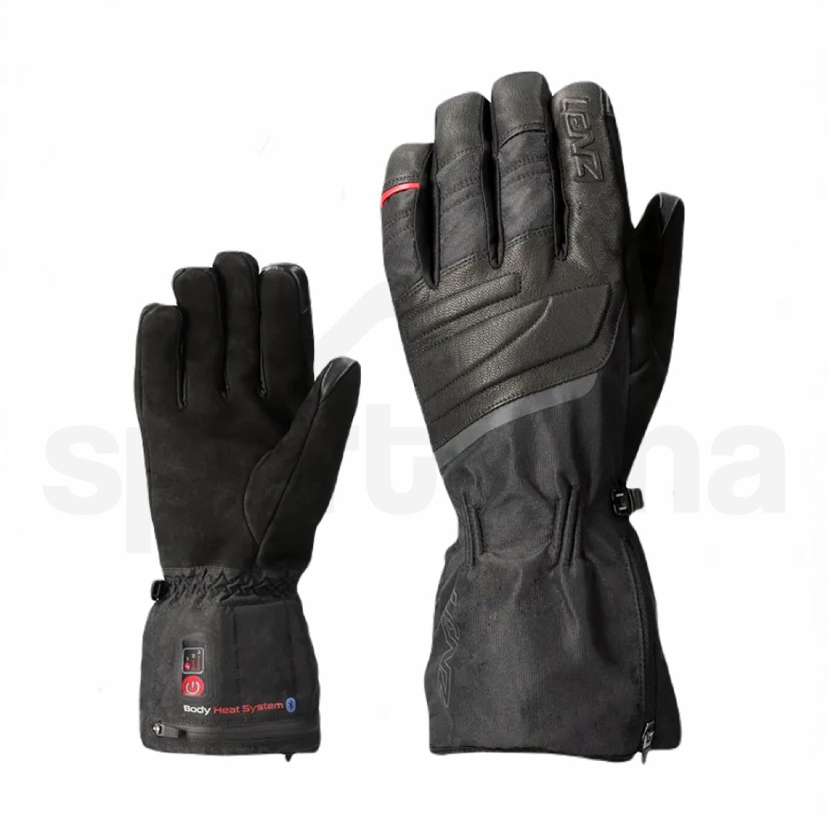Rukavice vyhřívané Lenz Heat Glove 6.0 Finger Cap Urban Line U - černá (bez baterie)