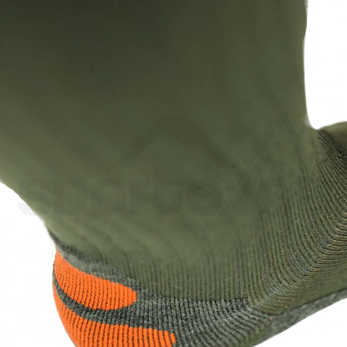 Ponožky vyhřívané Lenz Heat Sock 4.1 Toe Cap U - zelená/oranžová (bez baterie)