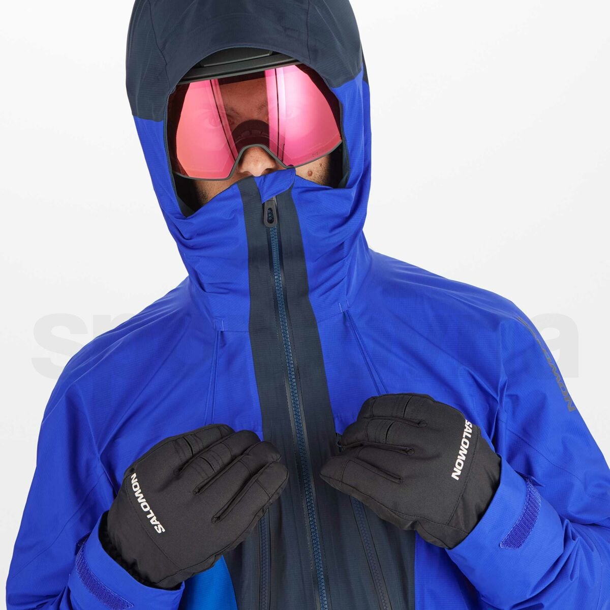 Pánská lyžařská Bunda Salomon Mtn Gore-Tex 3L Jacket Man - modrá