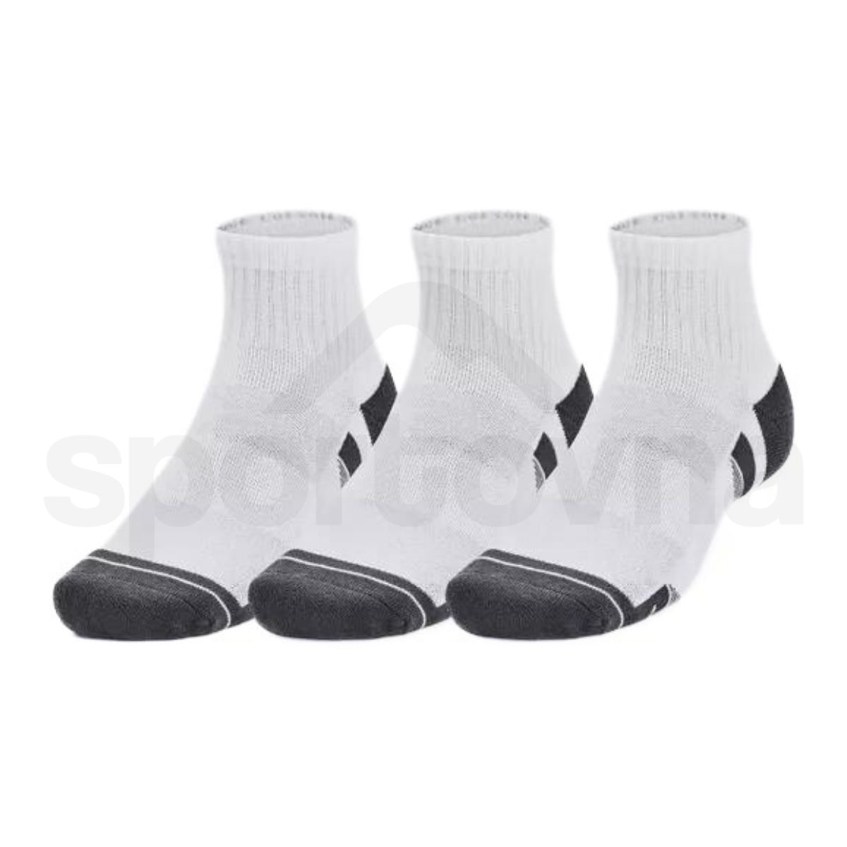 Ponožky Under Armour UA Performance Cotton 3p Qtr - bílá