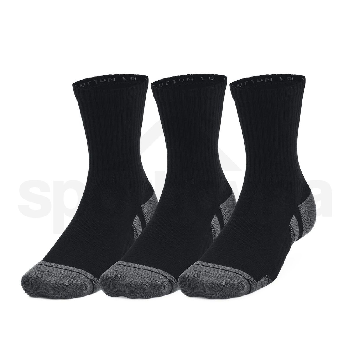 Ponožky Under Armour UA Performance Cotton 3p Mid - černá