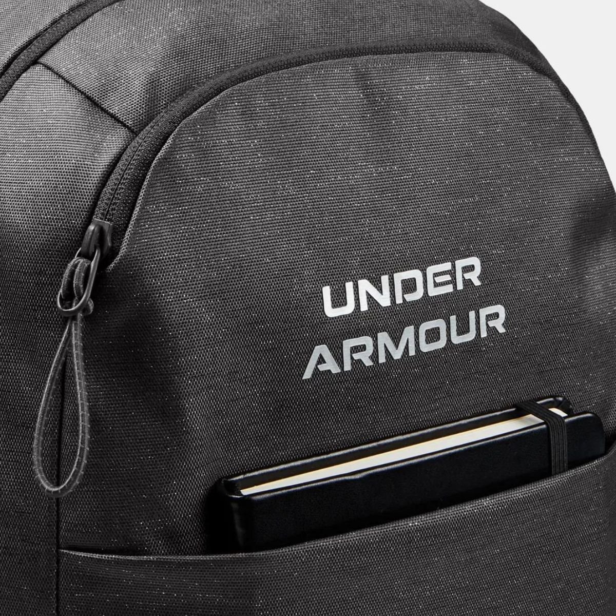 Batoh Under Armour Hustle Signature Storm Backpack-GRY - černá