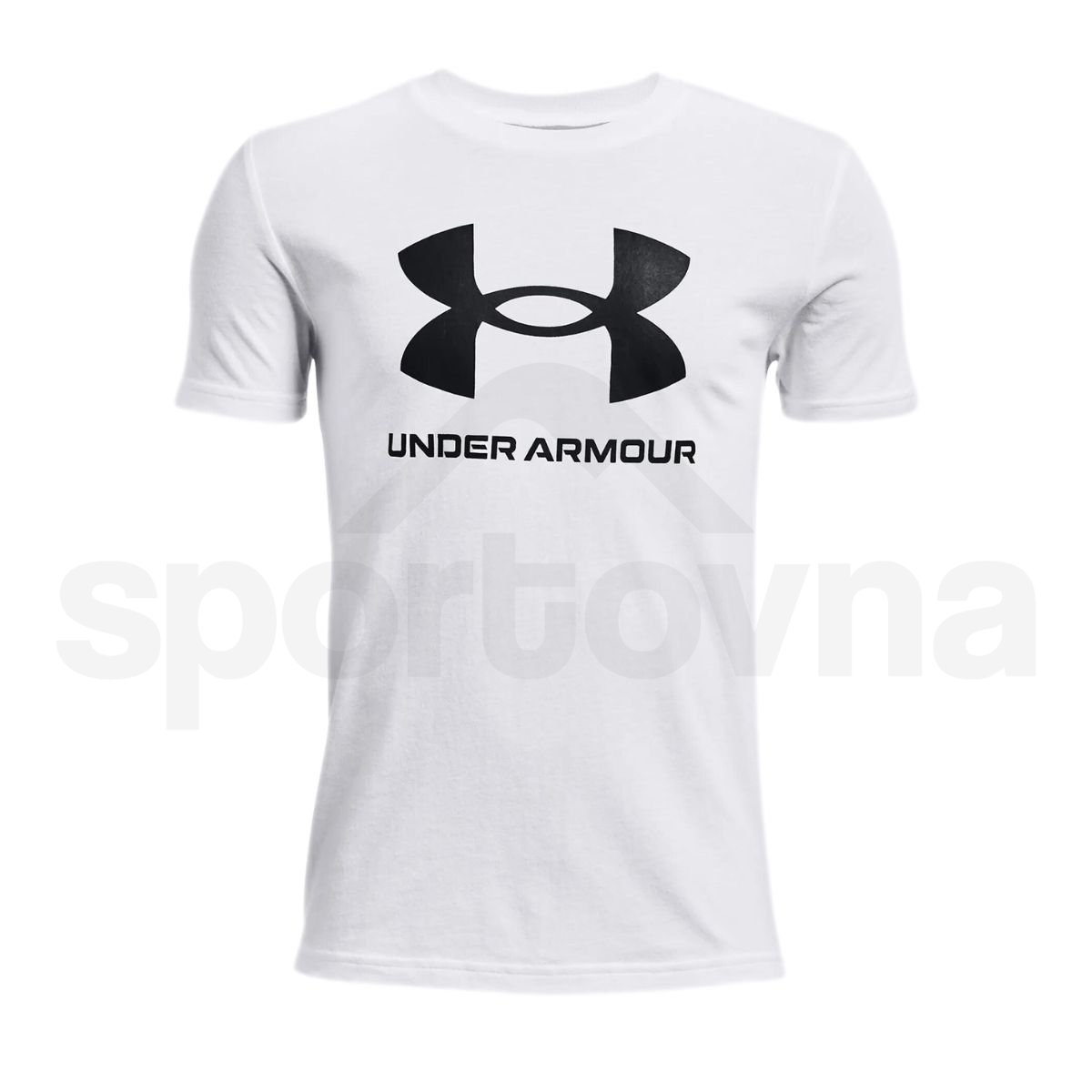 Tričko Under Armour UA Sportstyle Logo SS-Jr - white