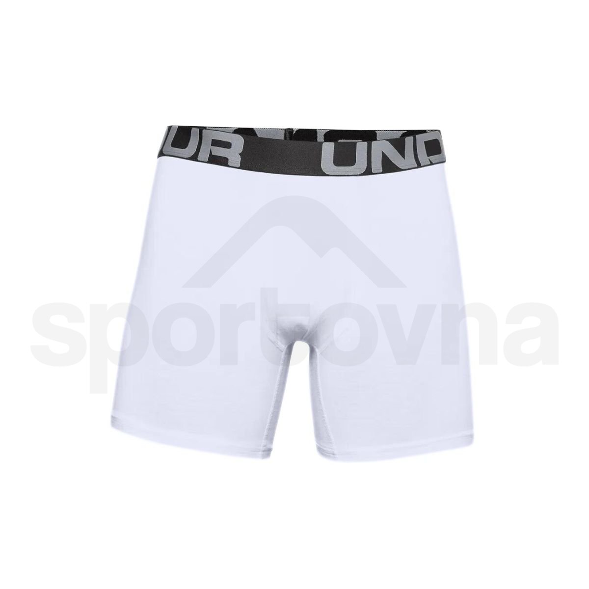 Boxerky Under Armour Charged Cotton 6in 3 Pack - bílá