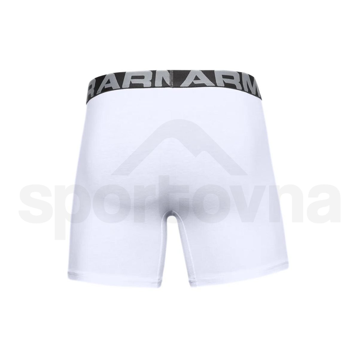 Boxerky Under Armour Charged Cotton 6in 3 Pack - bílá