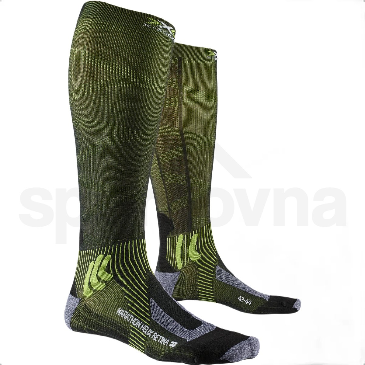 Ponožky X-Bionic Marathon Helix Retina 4.0 U - zelená