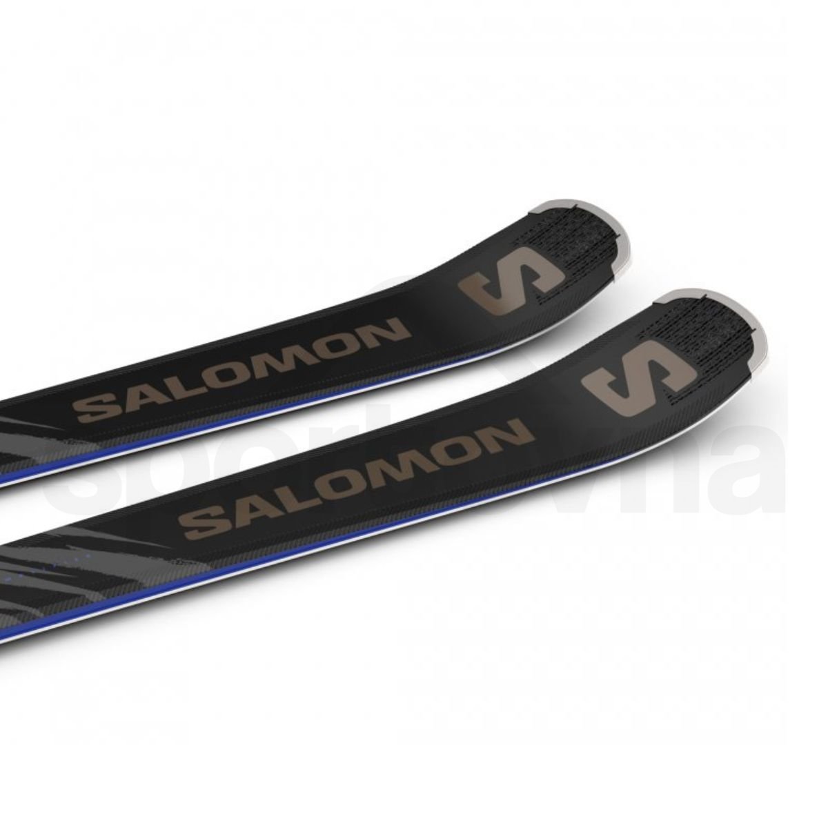 Lyže Salomon E S Max 10 XT + M12 GW F80 - černá/modrá