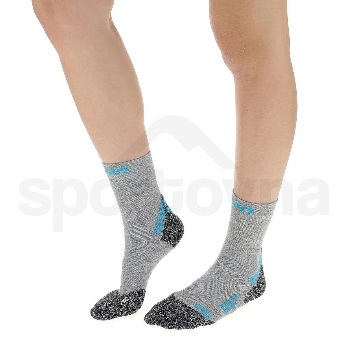 Ponožky UYN Winter Pro Run W - šedá/modrá