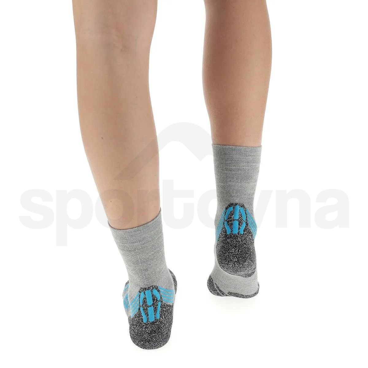 Ponožky UYN Winter Pro Run W - šedá/modrá