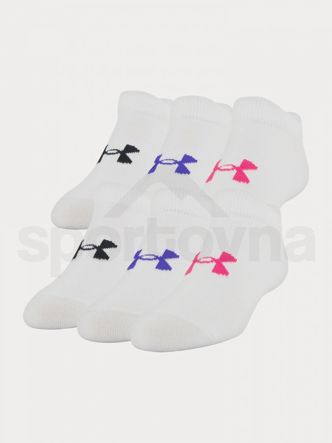 Ponožky Under Armour Girl\'S Essential Ns J - bílá