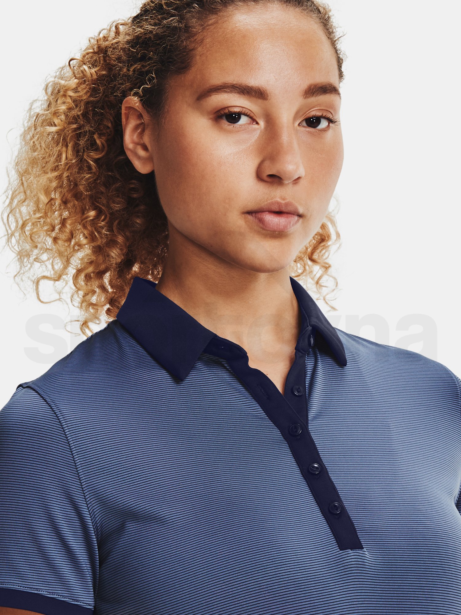 Tričko Under Armour Zinger SS Novelty Polo - modrá