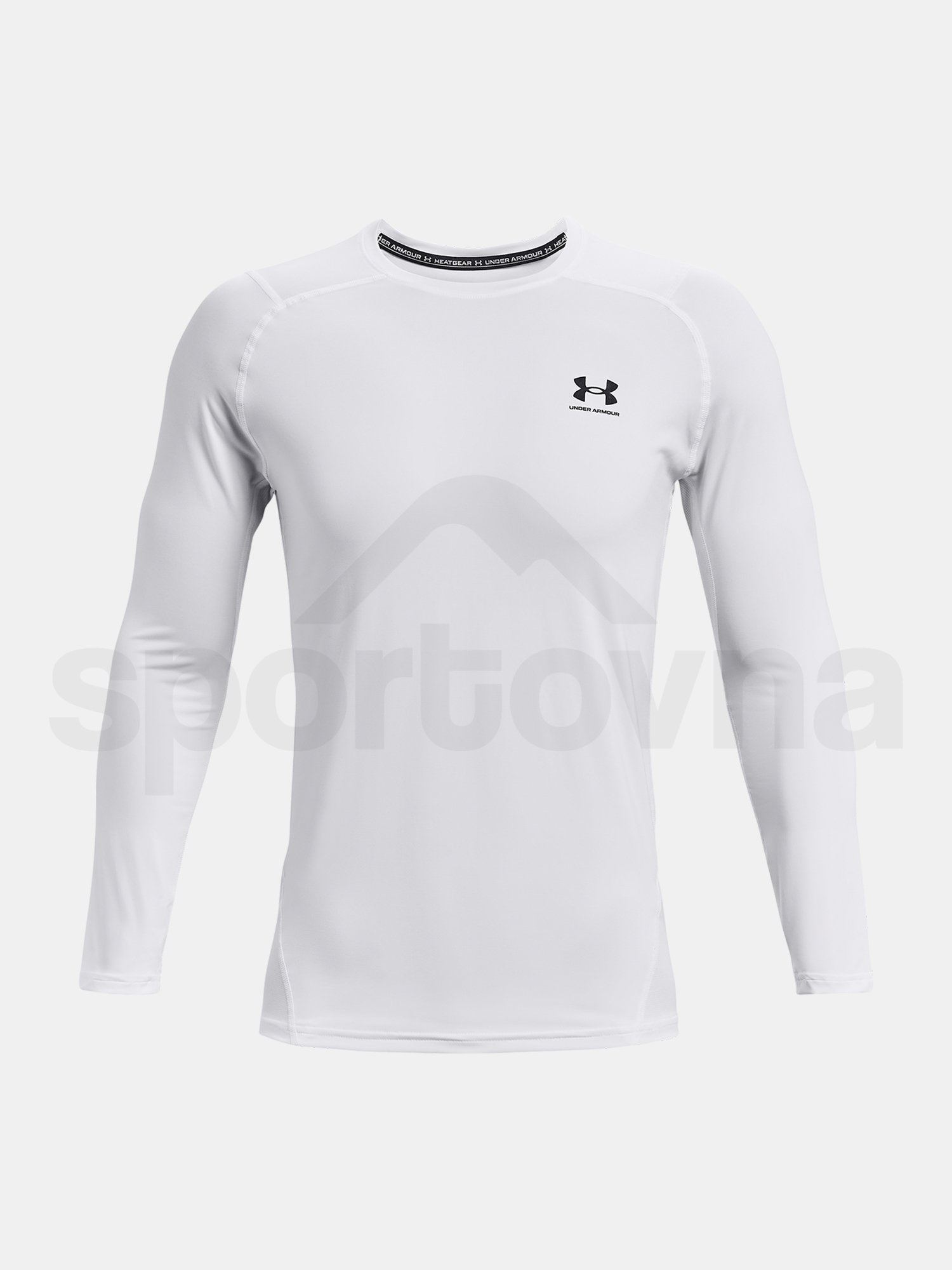 Tričko Under Armour HG Armour Fitted LS-WHT