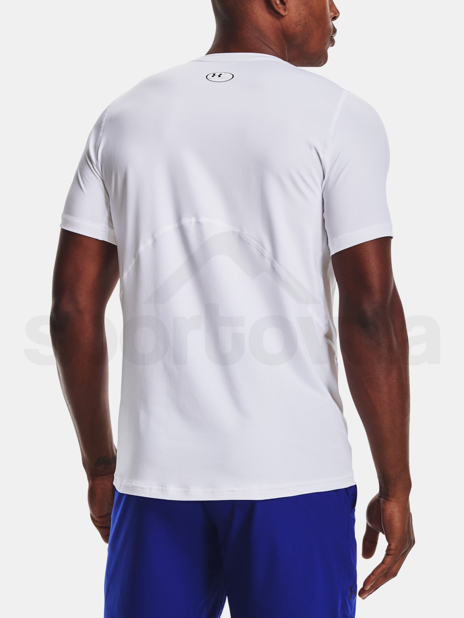 Tričko Under Armour HG Armour Fitted SS-WHT