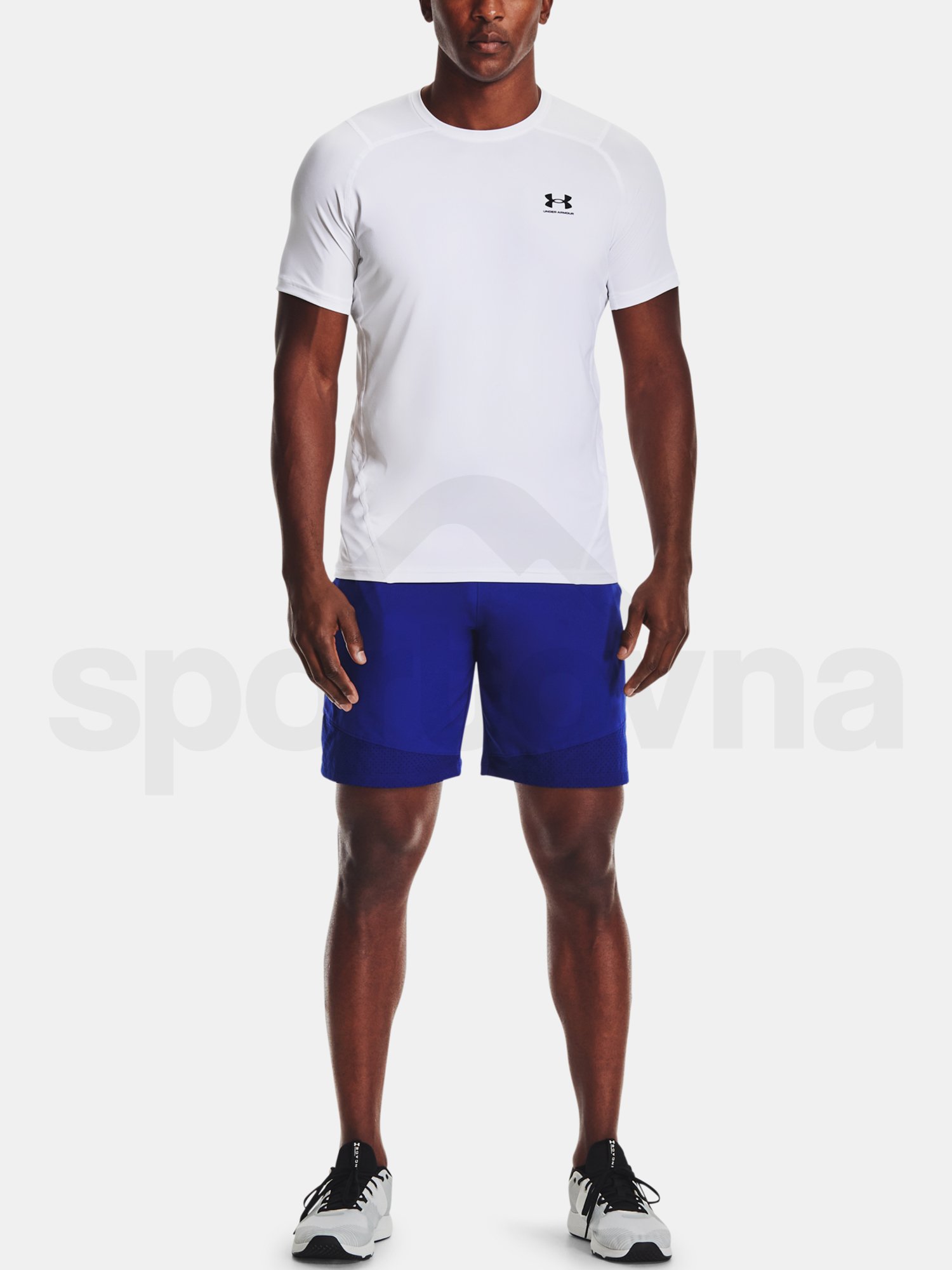 Tričko Under Armour HG Armour Fitted SS-WHT