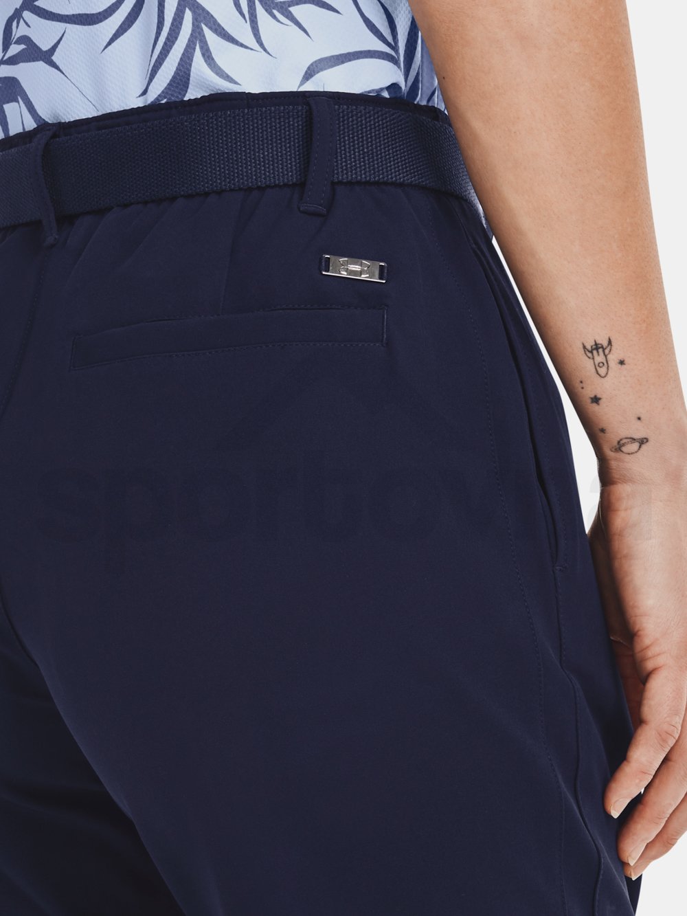 Kalhoty Under Armour Links Pant W - modrá