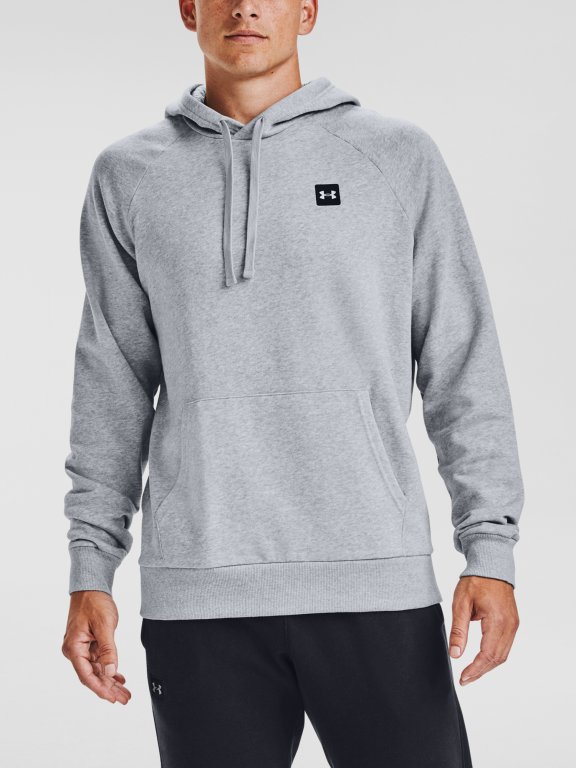 Mikina Under Armour Rival Fleece Hoodie M - šedá