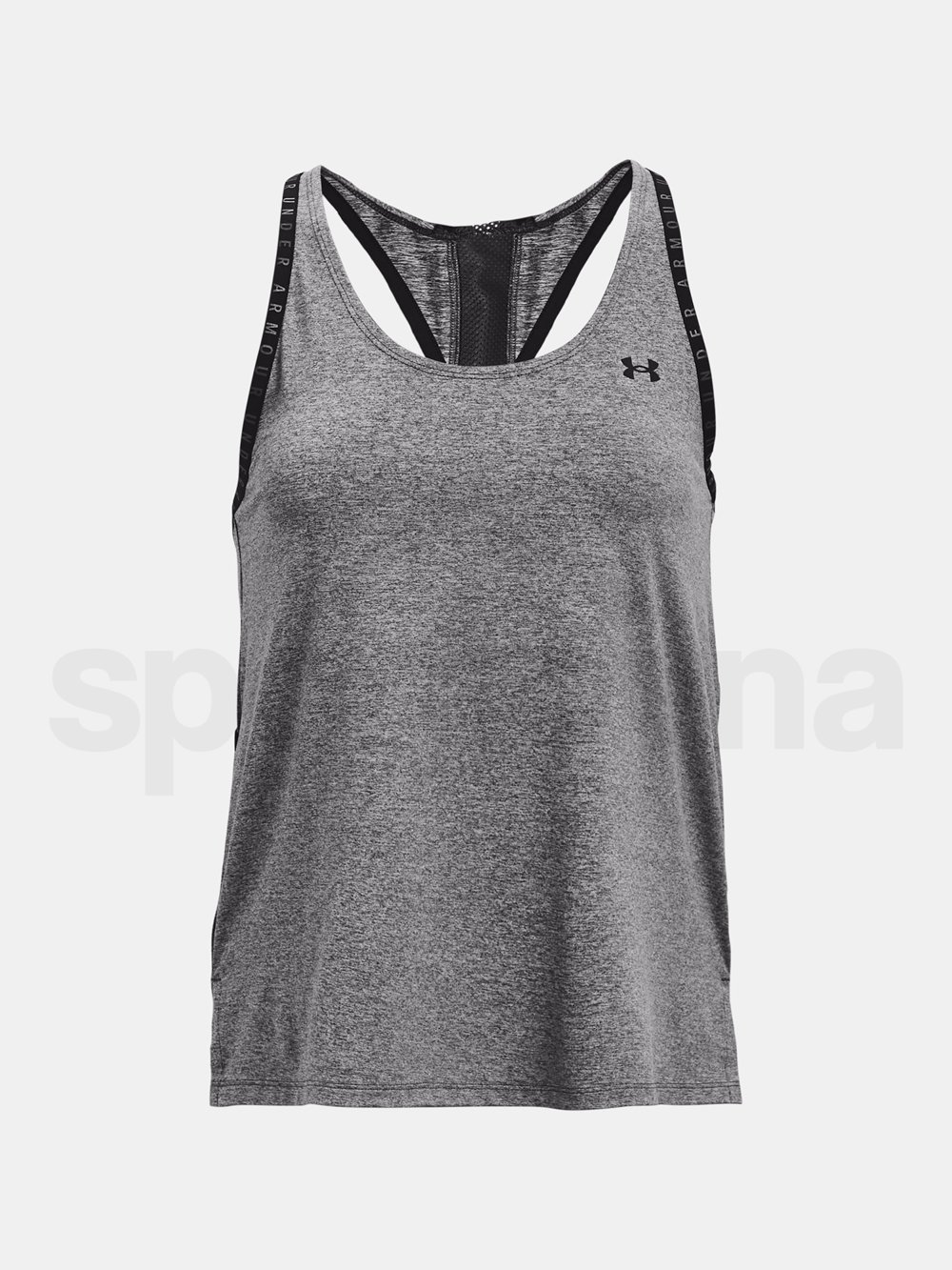 Tielko Under Armour Knockout Mesh Back Tank - sivá