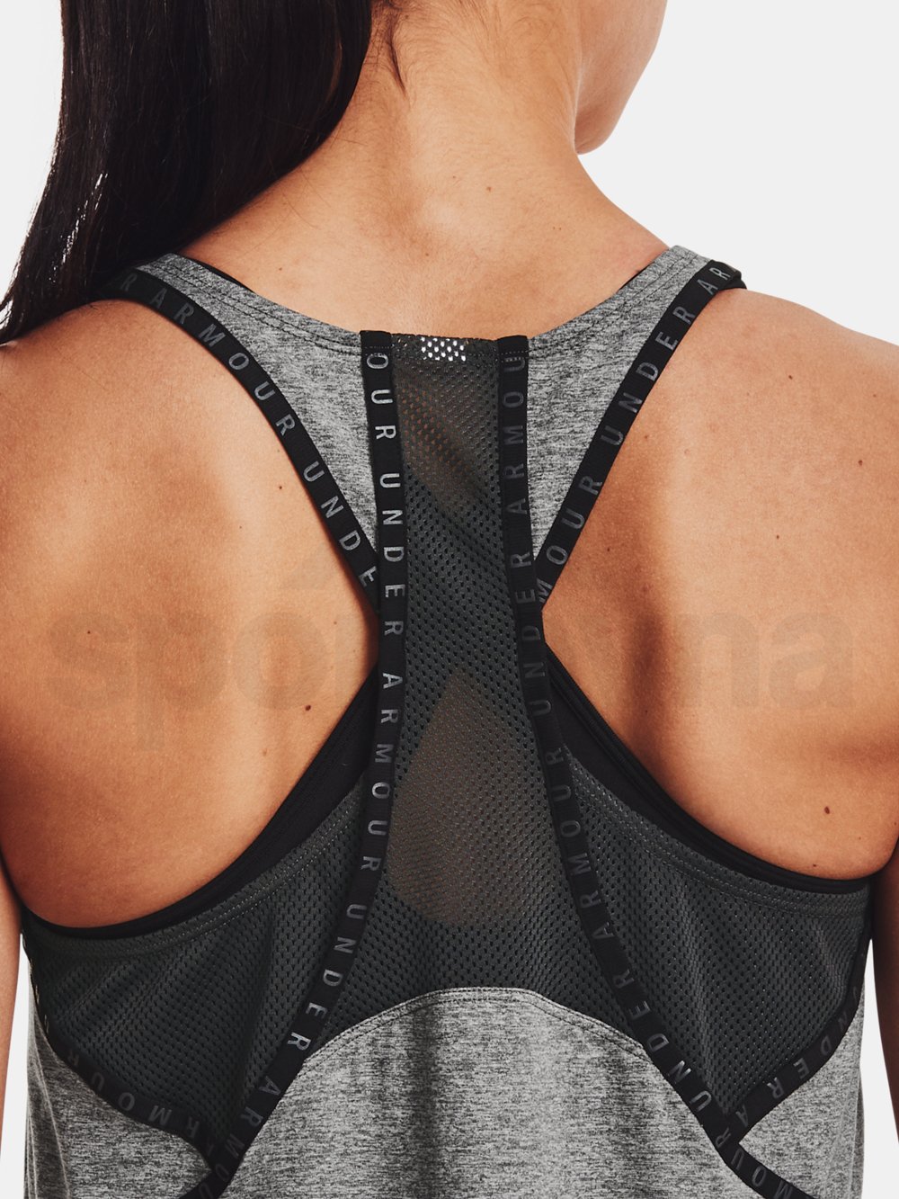 Tílko Under Armour Knockout Mesh Back Tank-GRY