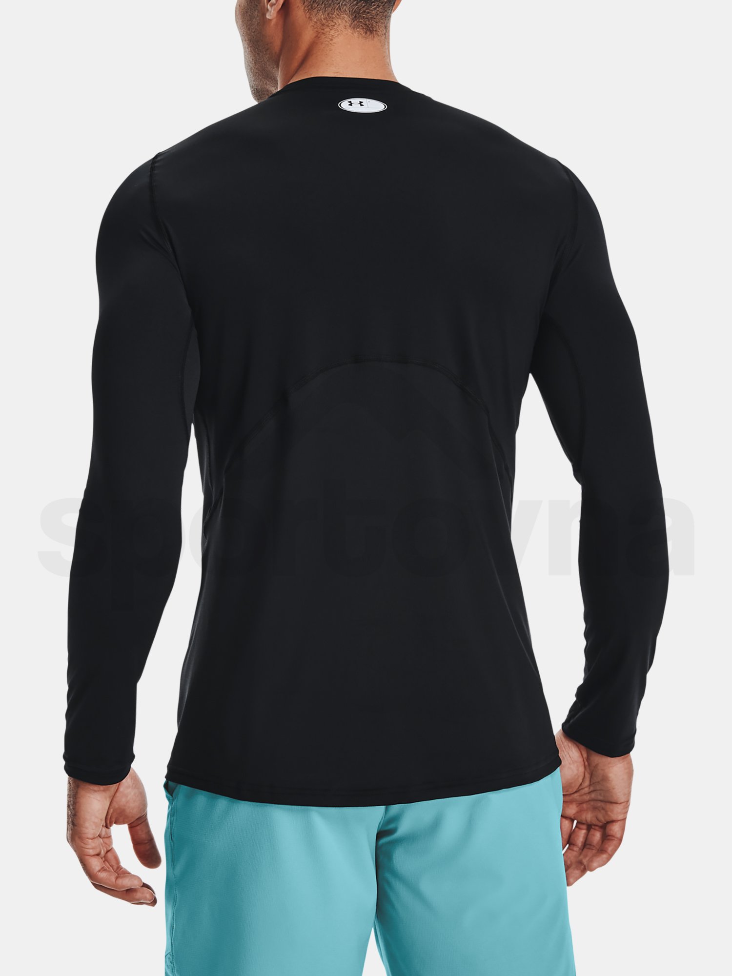 Tričko Under Armour HG Armour Fitted LS-BLK