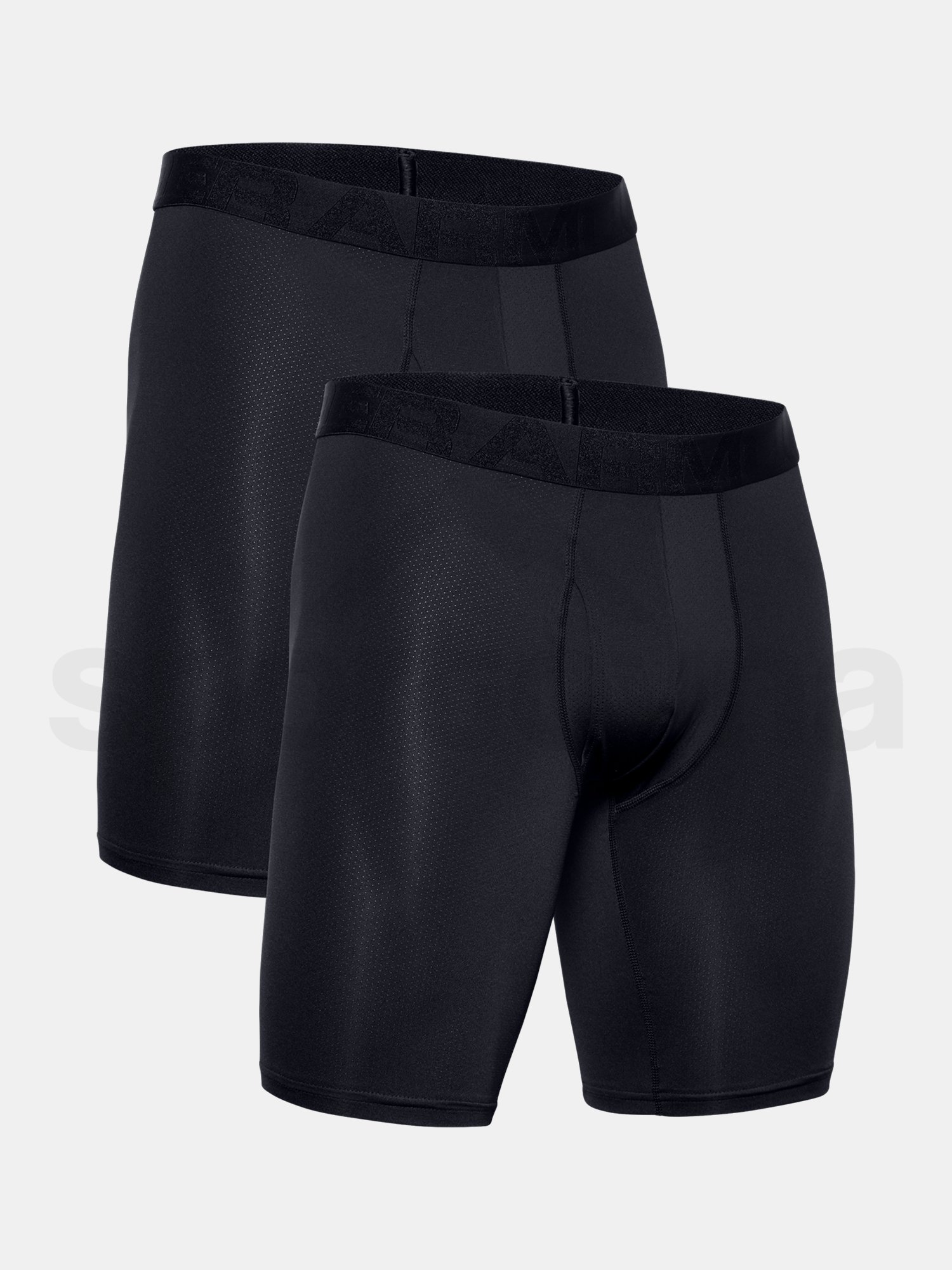 Boxerky Under Armour Tech Mesh 9in 2 Pack - čierna