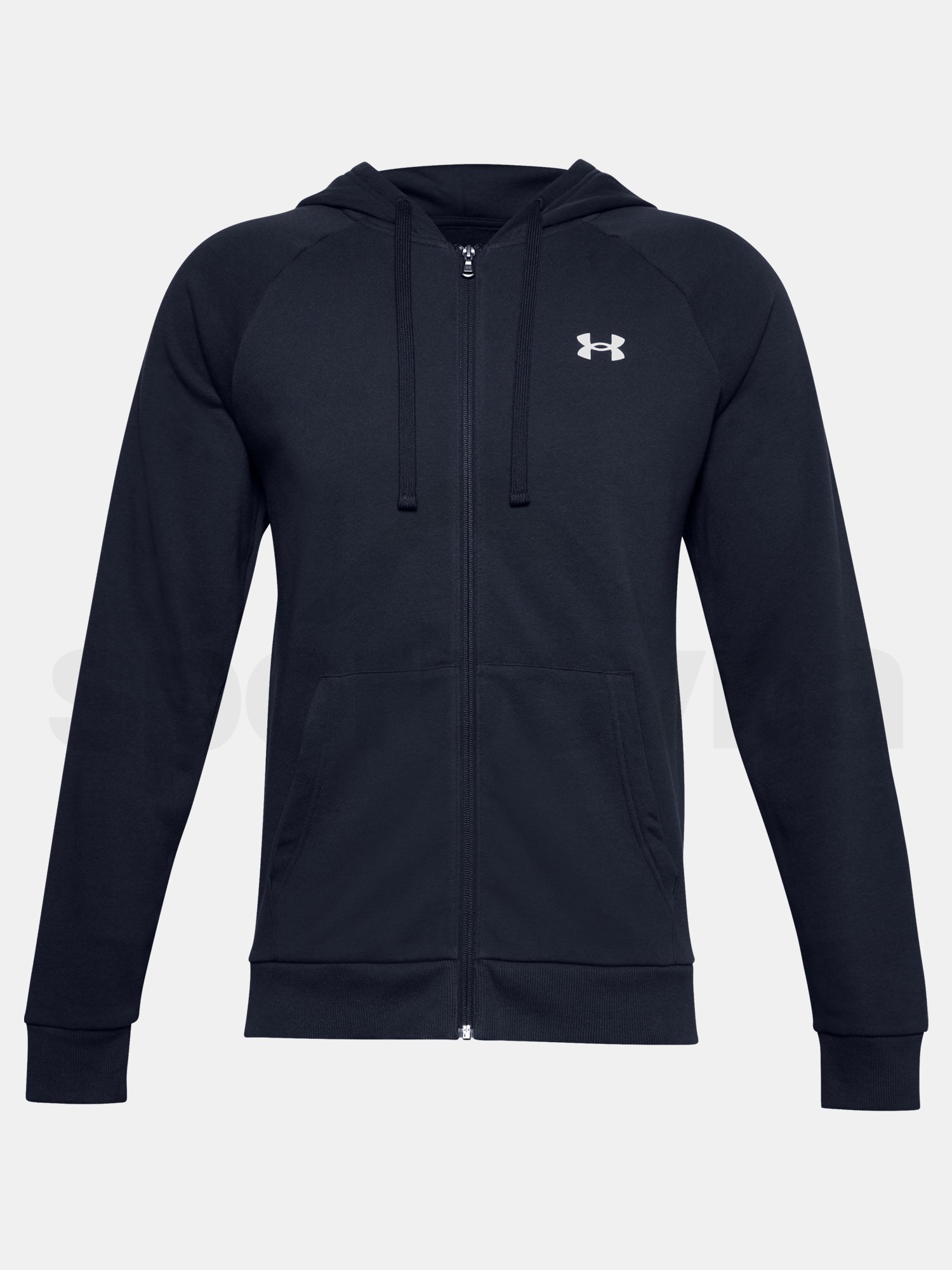 Mikina Under Armour UA Rival Cotton FZ Hoodie-NVY