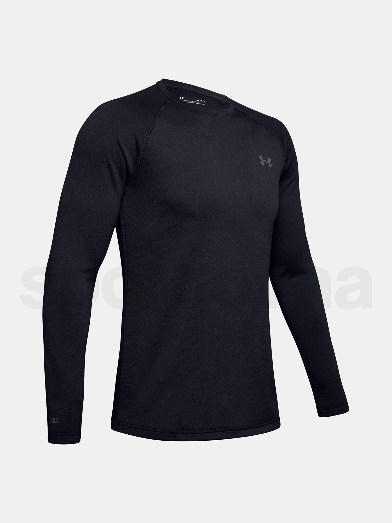 Tričko Under Armour Packaged Base 3.0 Crew M - černá