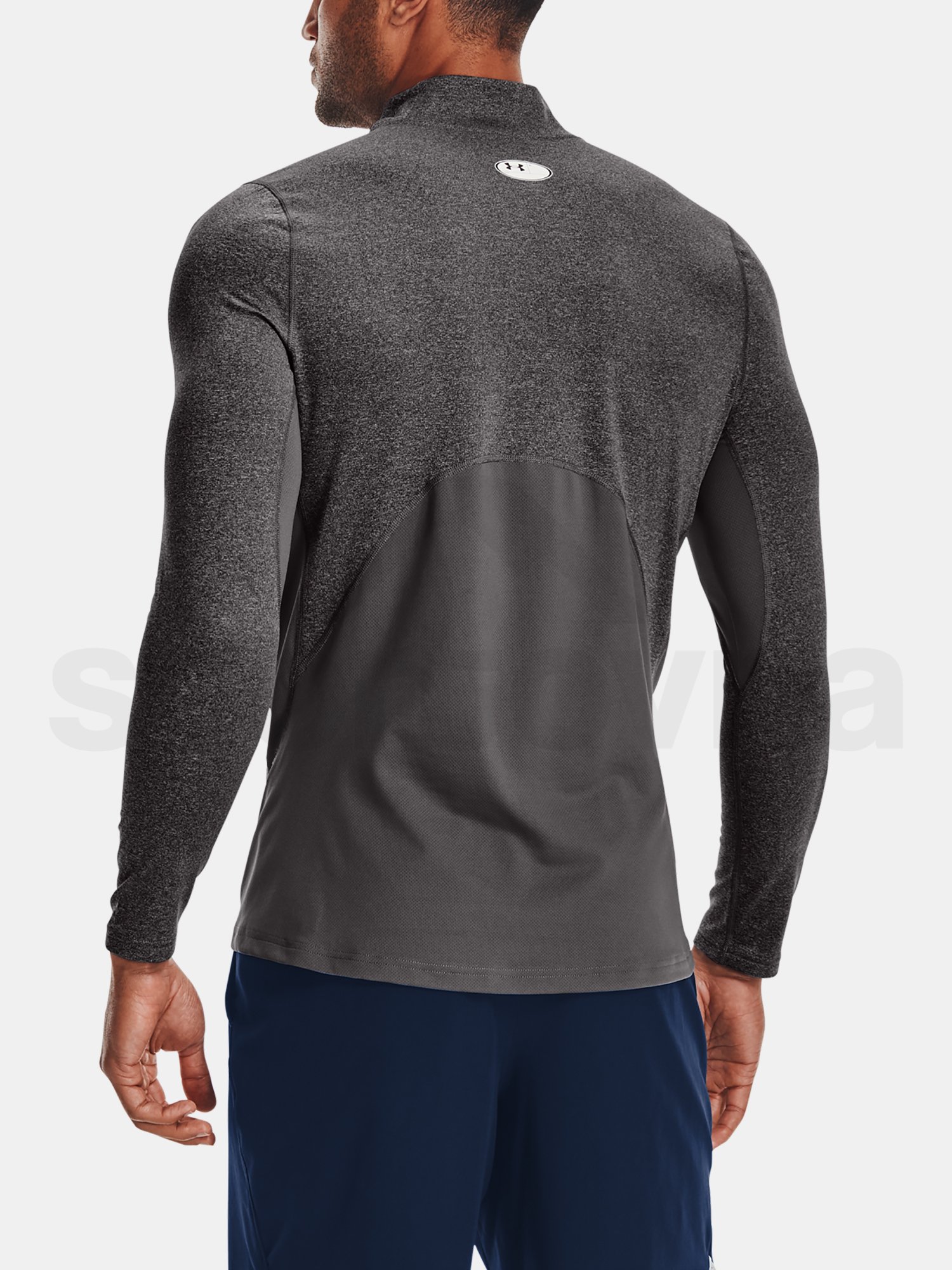 Tričko Under Armour UA CG Armour Fitted Mock-GRY