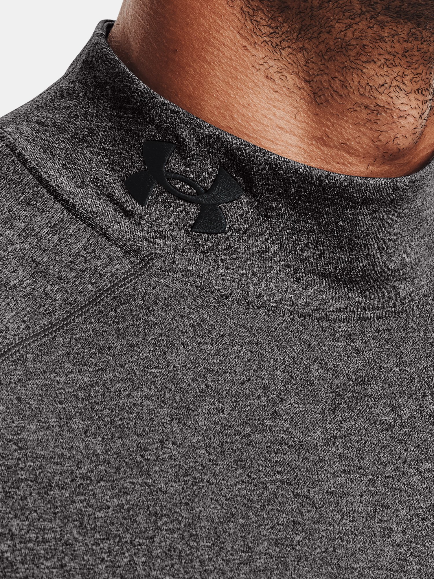 Tričko Under Armour UA CG Armour Fitted Mock-GRY