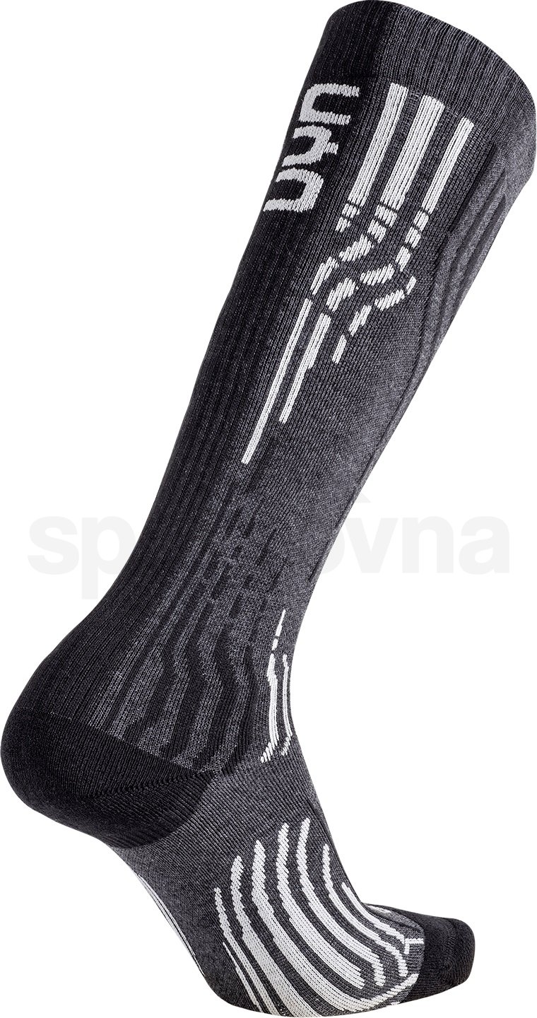 Ponožky Uyn Ski Cashmere - šedá/bílá