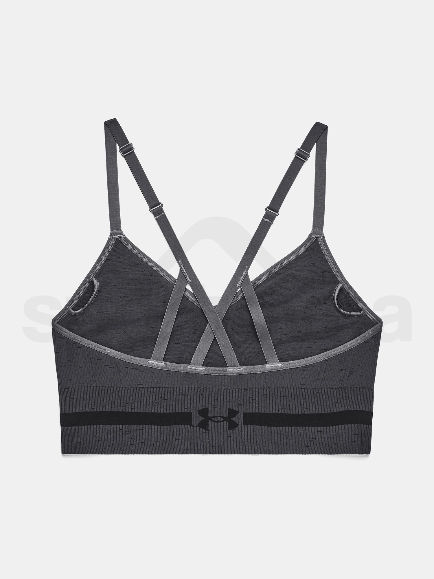 Podprsenka Under Armour UA Seamless Low Long Htr Bra-GRY