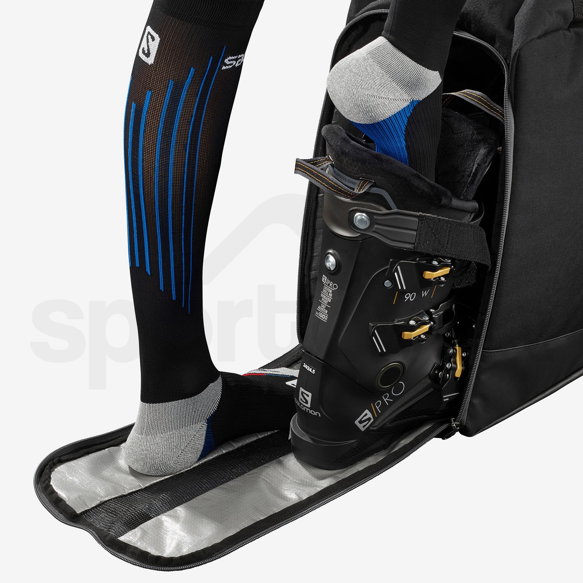 Vak na lyžařské boty Salomon Extend Max Gearbag - červená