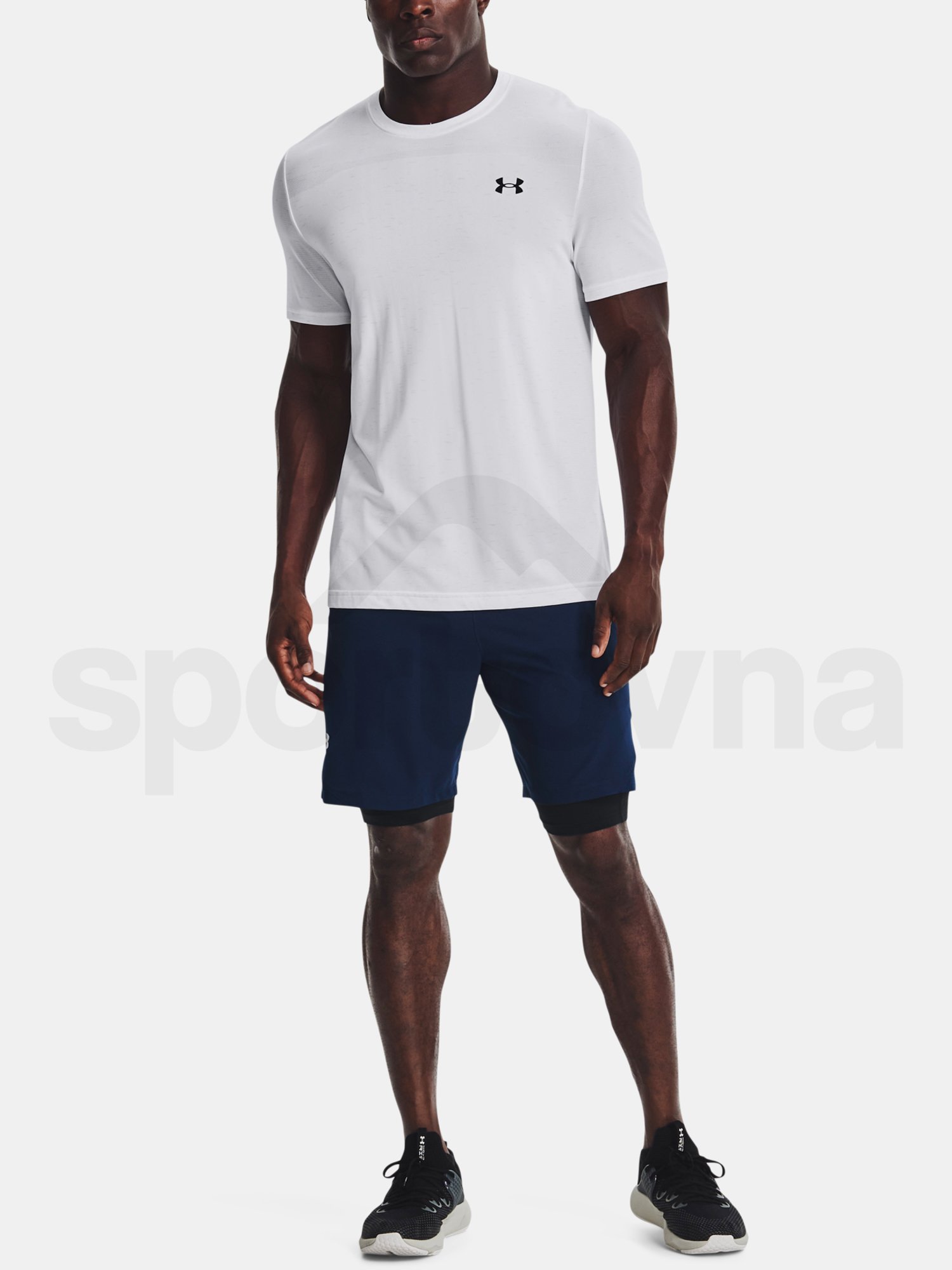 Šortky Under Armour UA SmartForm Rush Lng Shorts - čierna