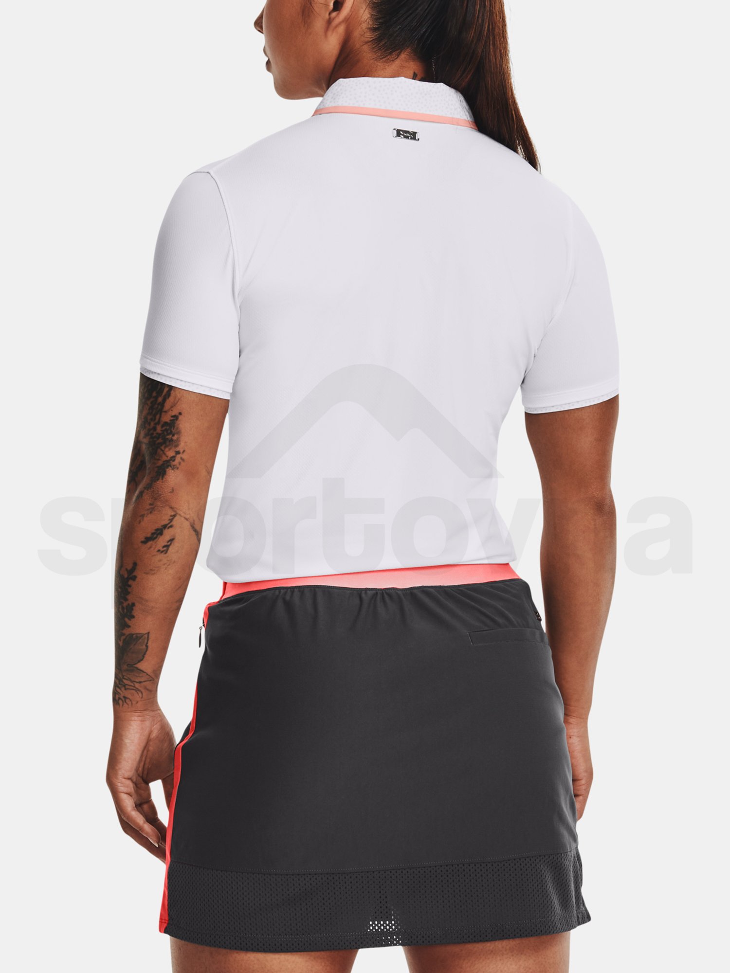 Tričko Under Armour UA Iso-Chill SS Polo-WHT