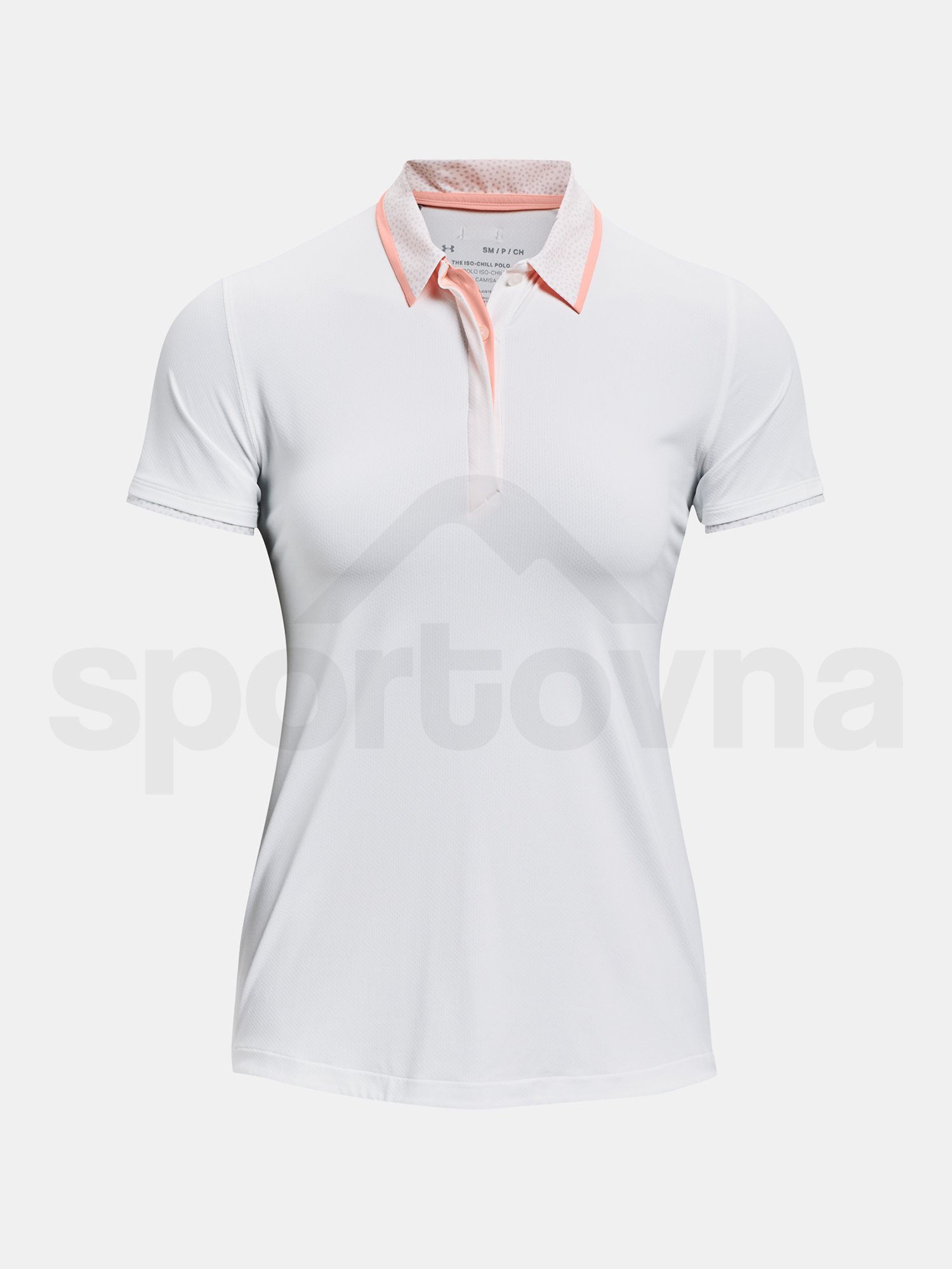 Tričko Under Armour UA Iso-Chill SS Polo-WHT