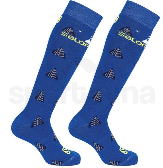 Ponožky Salomon Team JR 2 pack - modrá