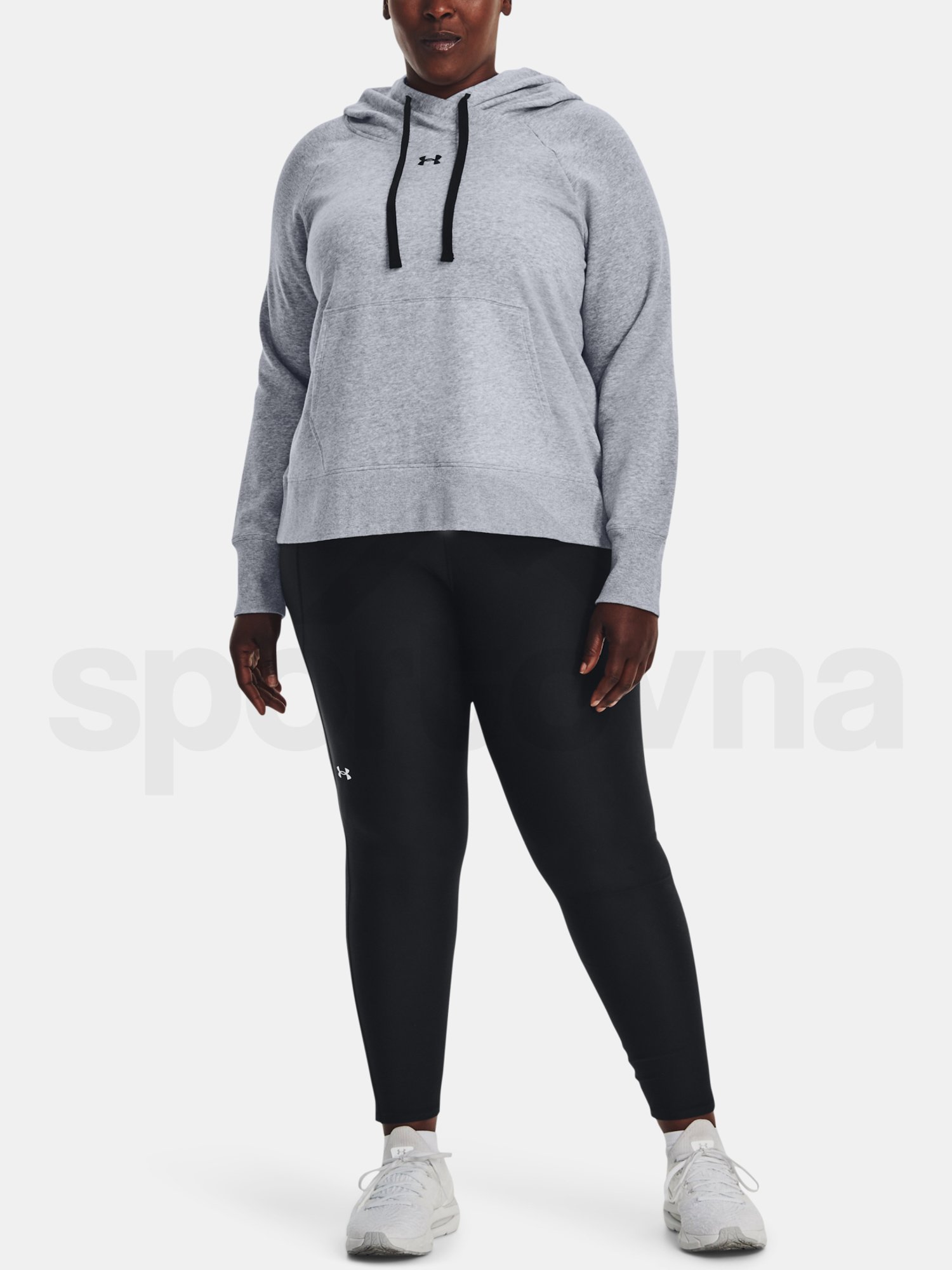 Mikina Under Armour Rival Fleece HB Hoodie&-GRY