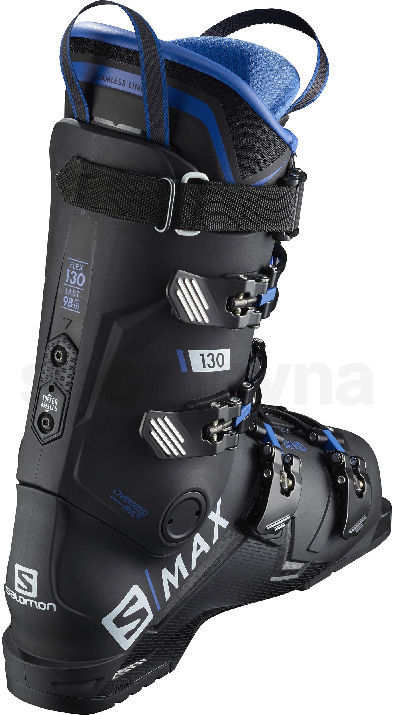 Lyžařské boty Salomon S/MAX 130 - černá/modrá