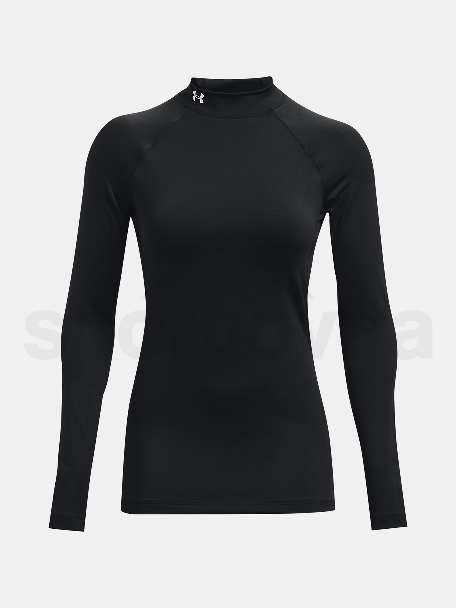 Tričko Under Armour UA CG Authentics Mockneck-BLK