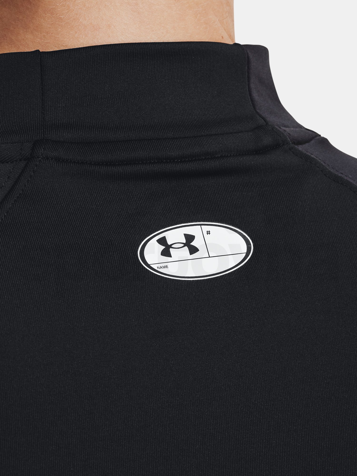 Tričko Under Armour UA CG Authentics Mockneck-BLK