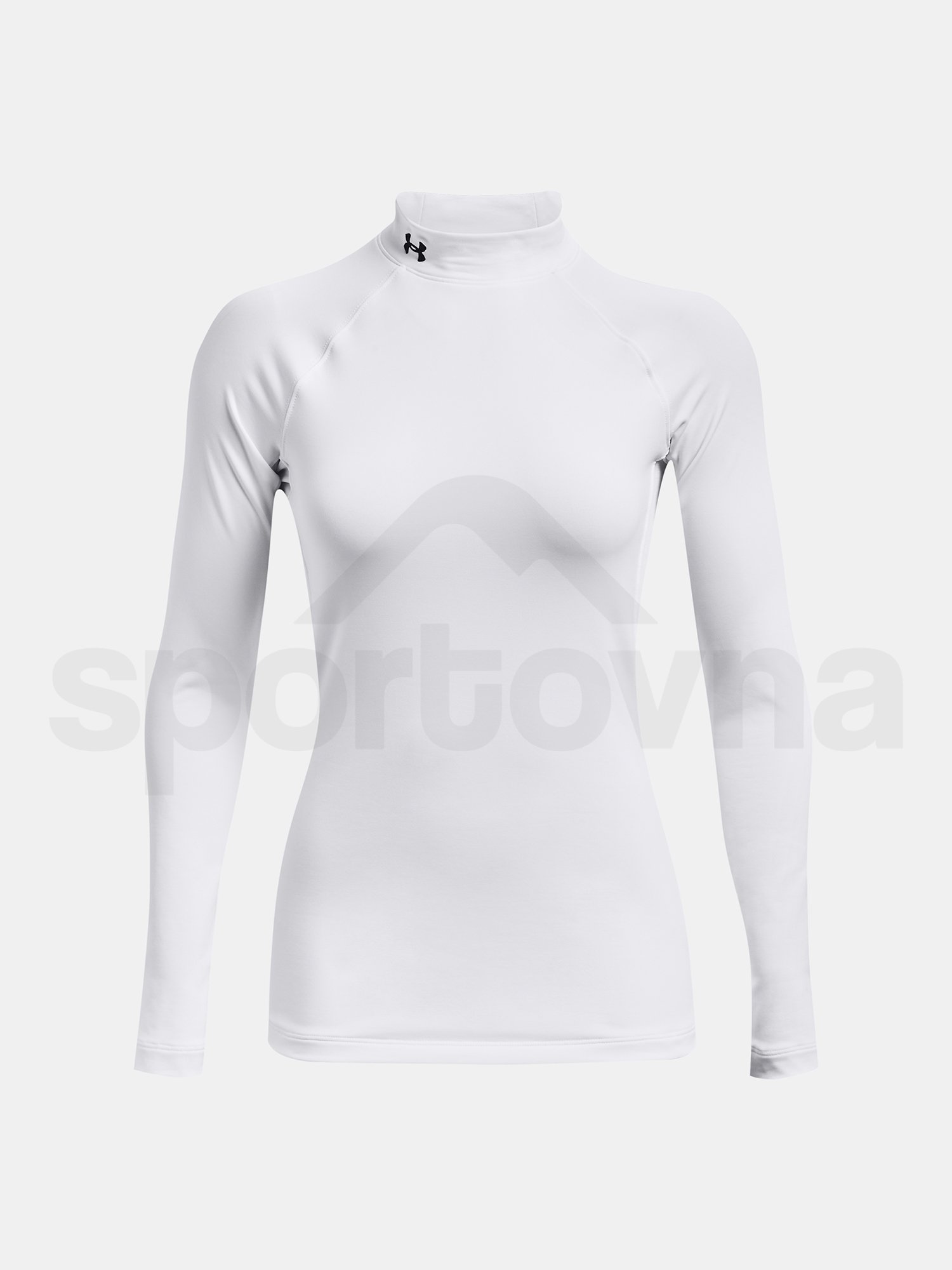 Tričko Under Armour UA CG Authentics Mockneck - biela