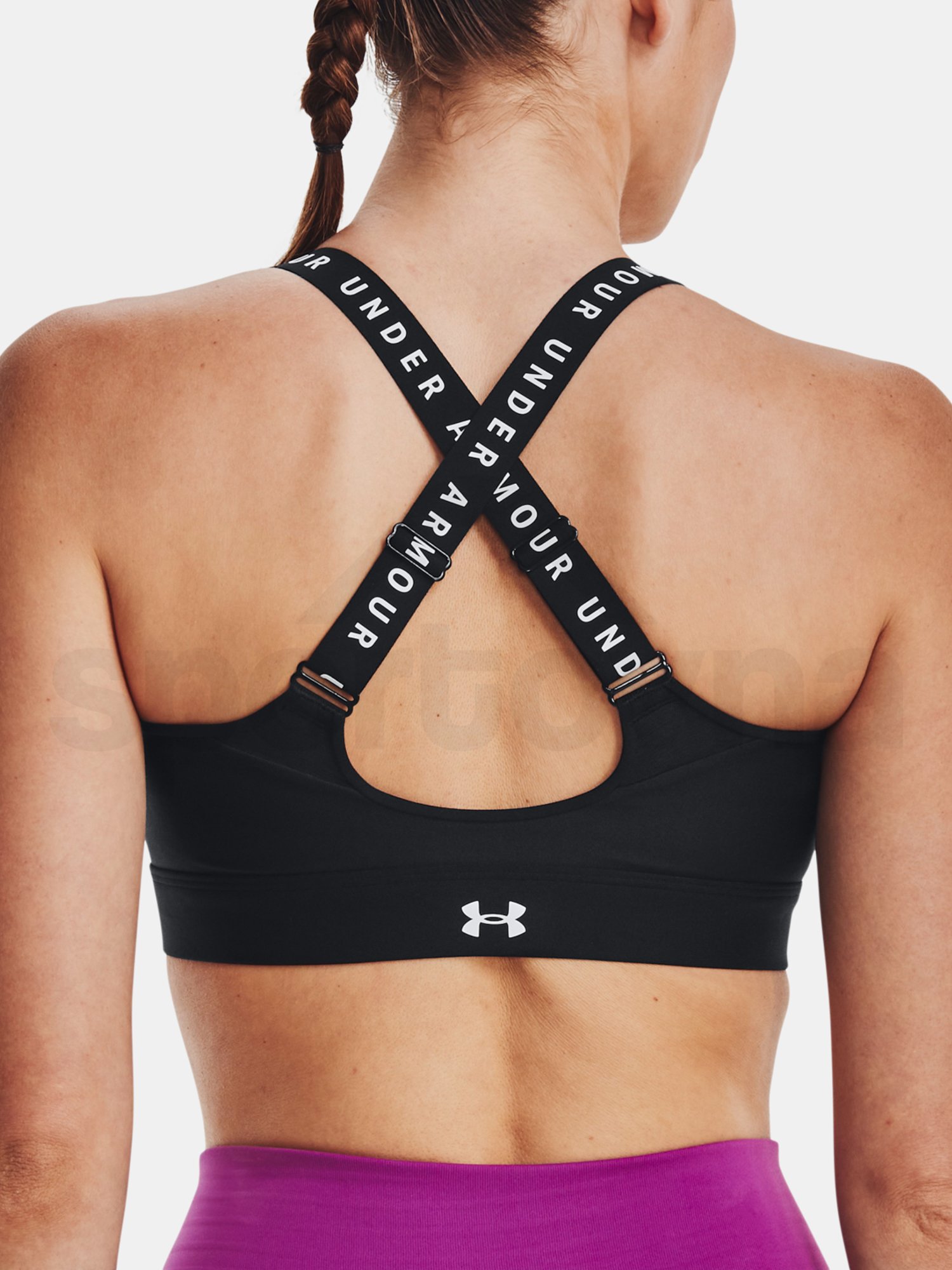 Podprsenka Under Armour UA Infinity High Bra Zip W - černá