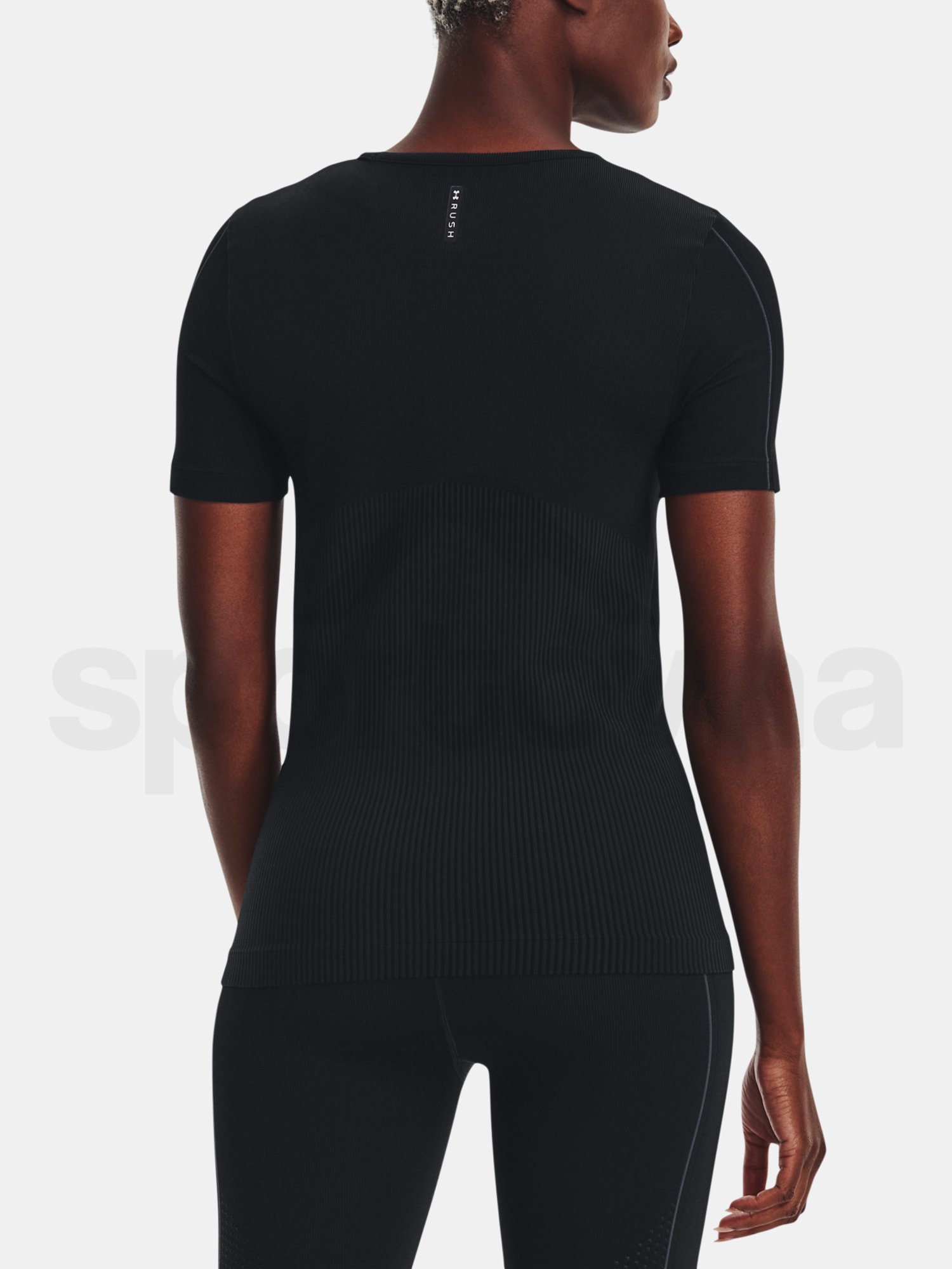 Tričko Under Armour UA Rush Seamless SS - čierna