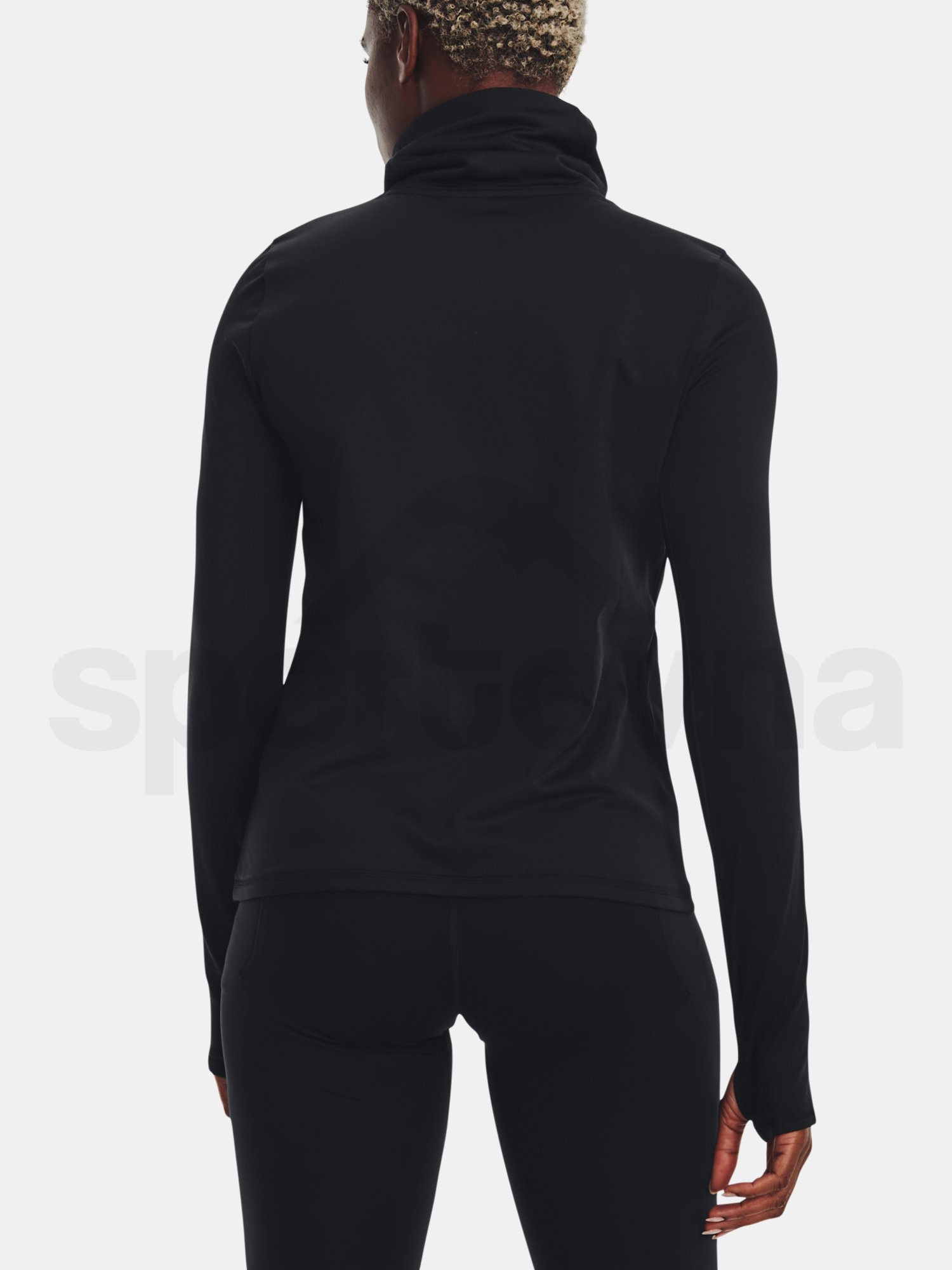 Tričko Under Armour UA Meridian CW Funnel Neck-BLK