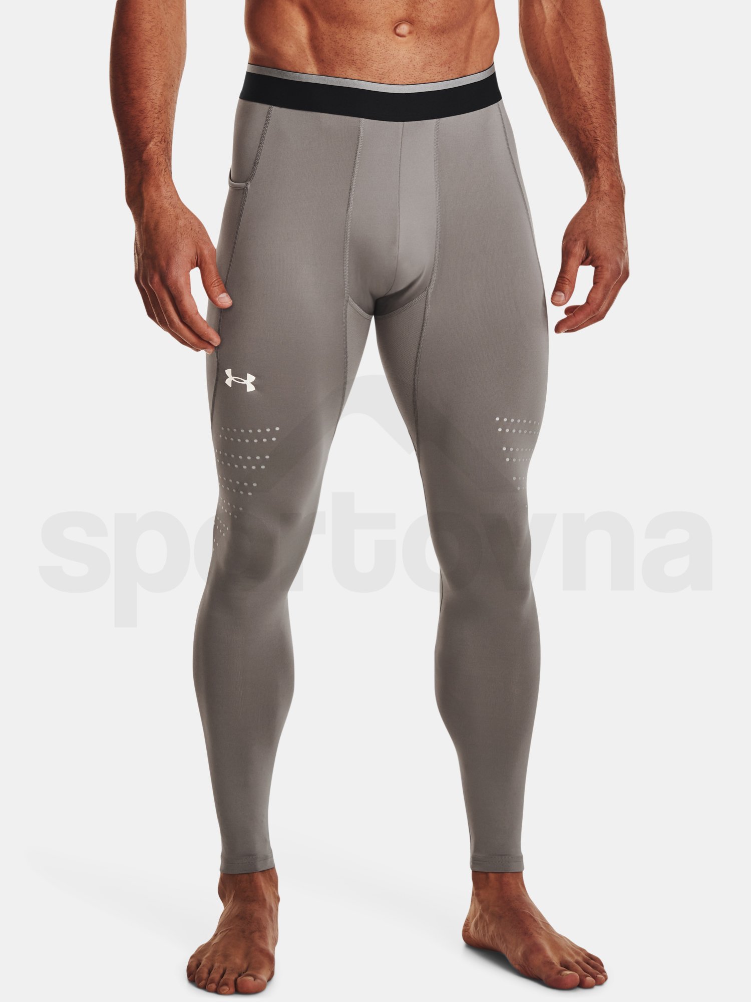 Legíny Under Armour UA CG Armour Novelty Legging - sivá