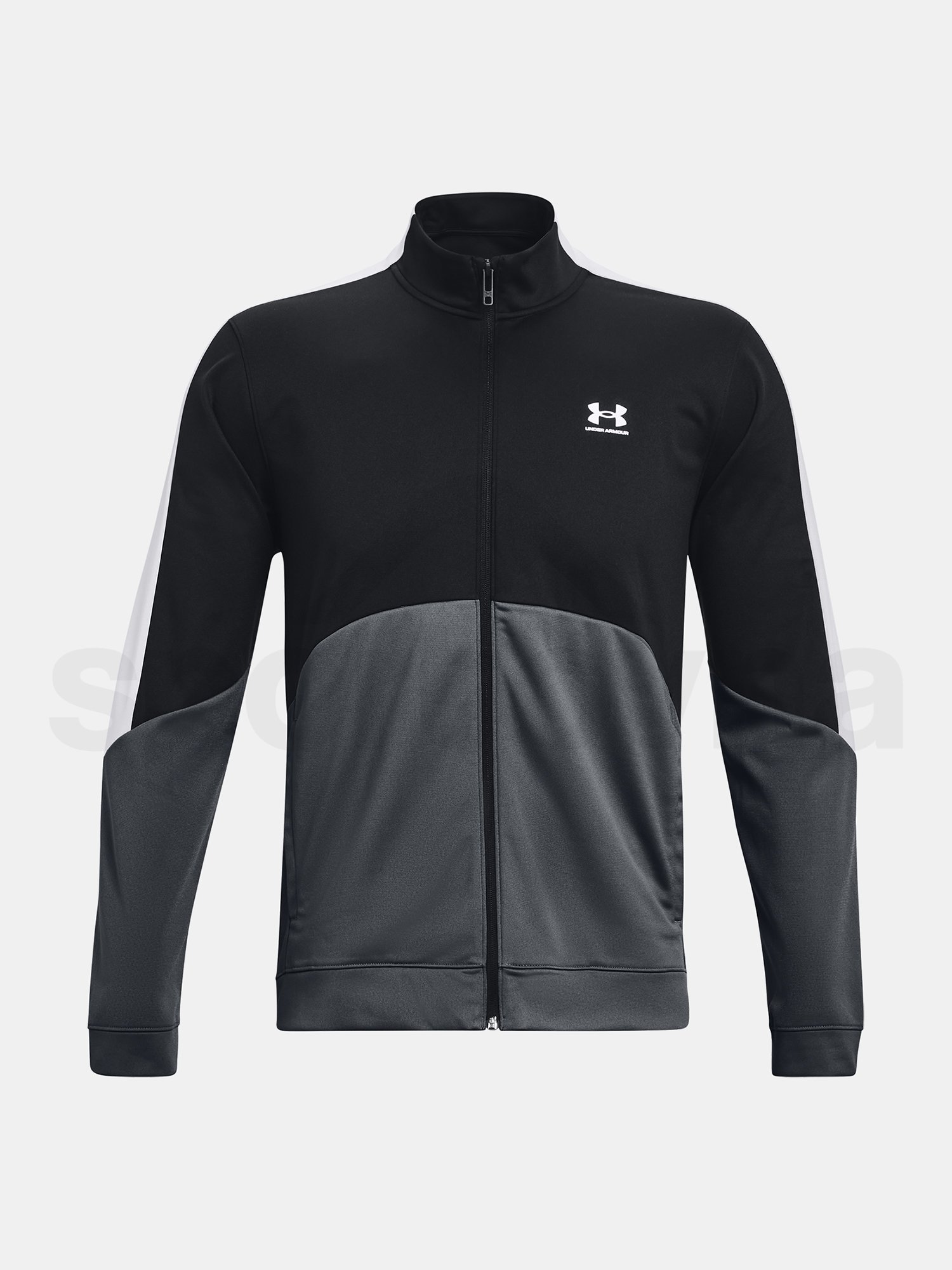 Bunda Under Armour UA Tricot Fashion Jacket M - černá/šedá