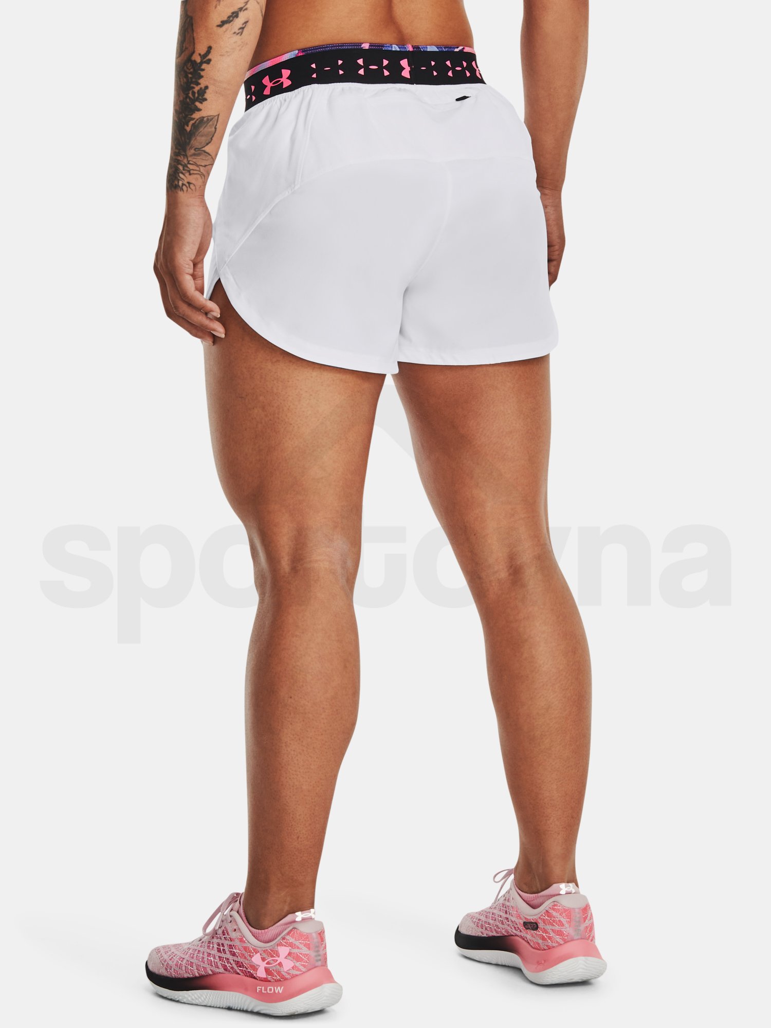 Kraťasy Under Armour UA RUN ANYWHERE HI Short-WHT