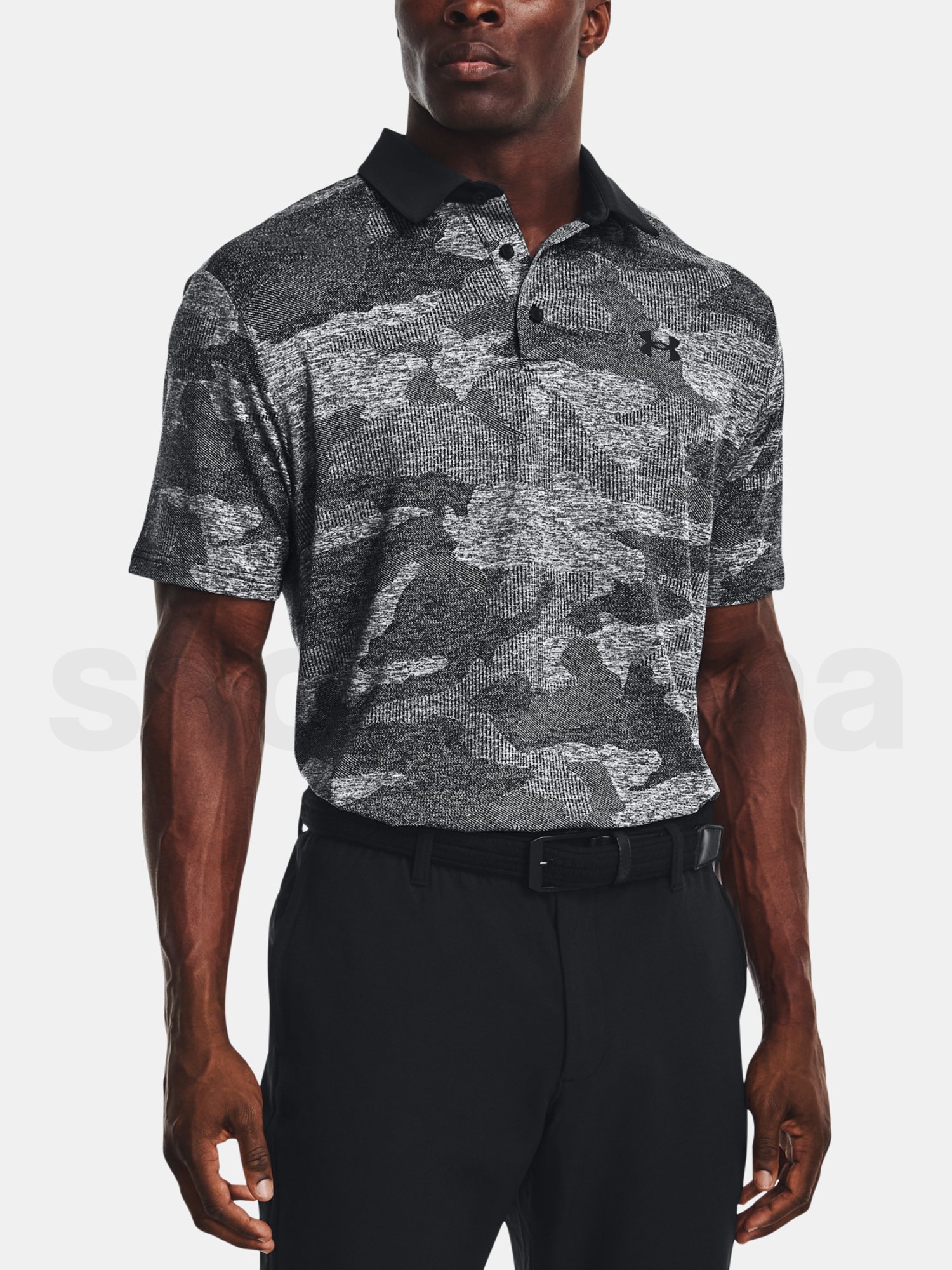 Tričko Under Armour UA Playoff Camo Jacq Polo-BLK