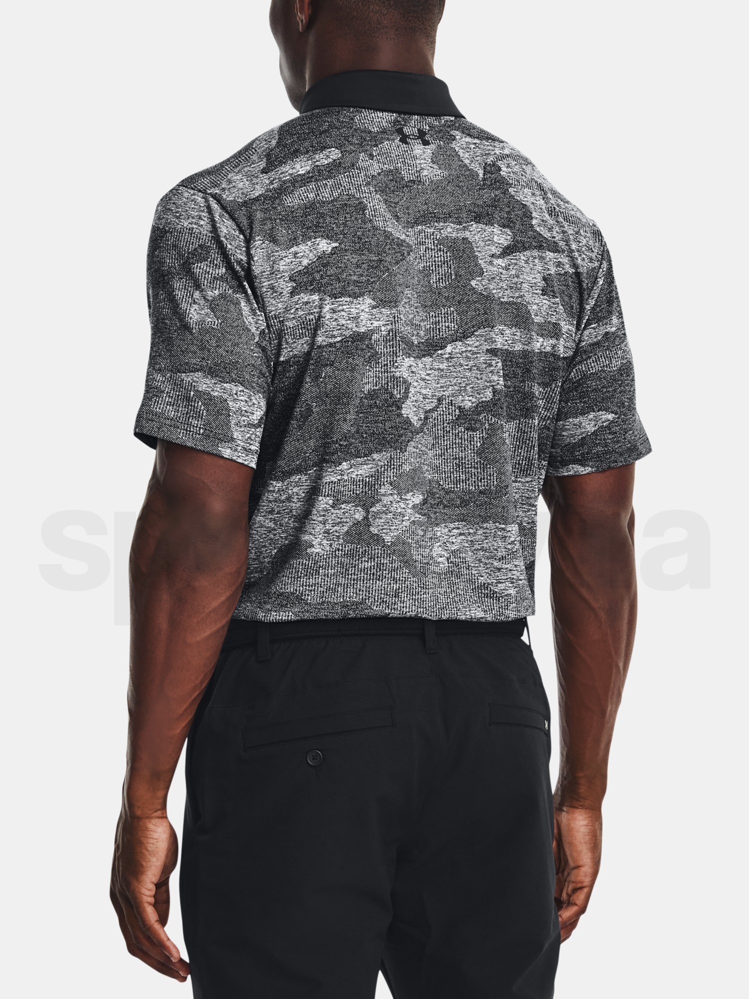 Tričko Under Armour UA Playoff Camo Jacq Polo-BLK