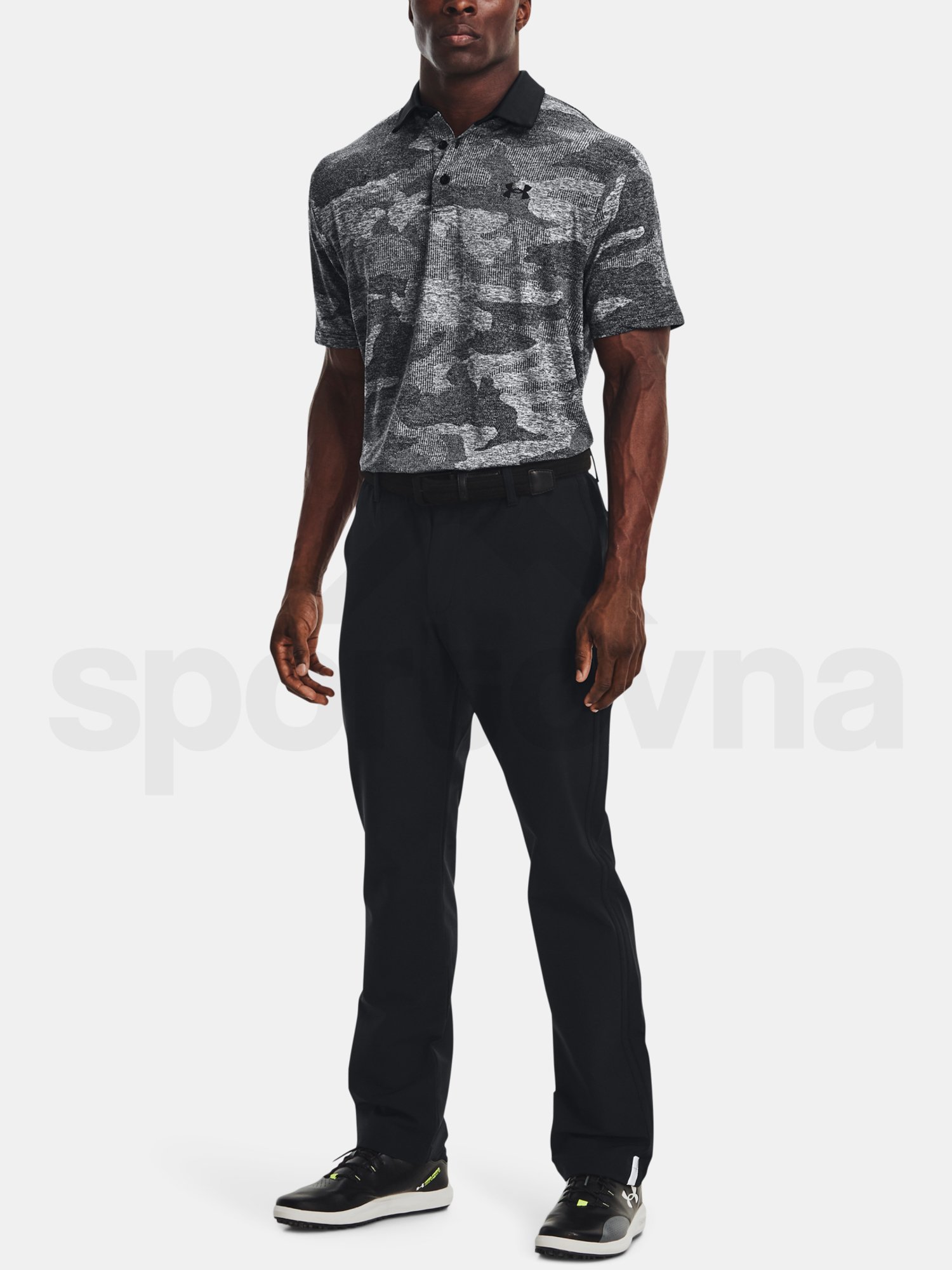 Tričko Under Armour UA Playoff Camo Jacq Polo-BLK