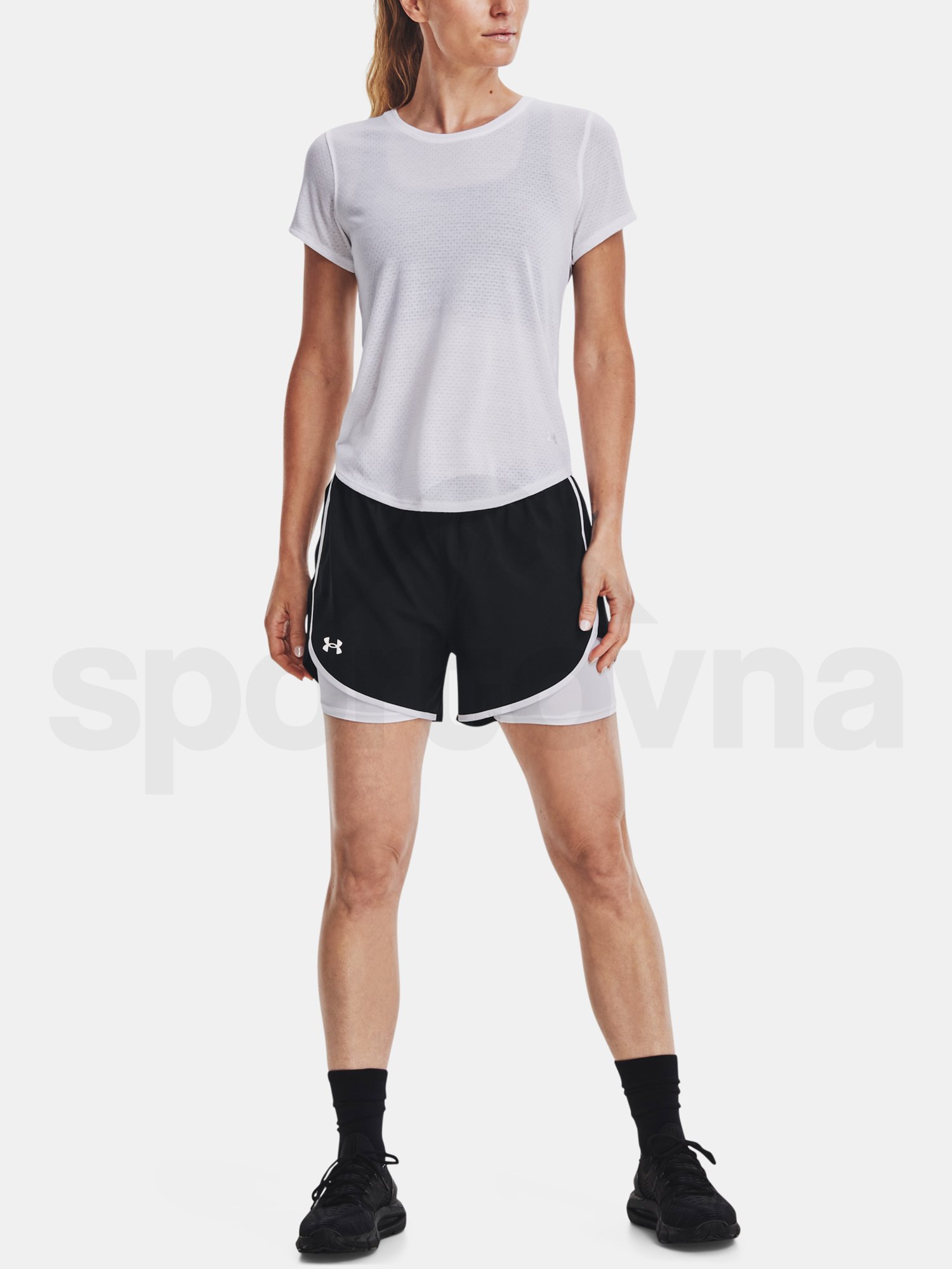 Kraťasy Under Armour UA Fly By Elite 2-in-1 Short W - černá